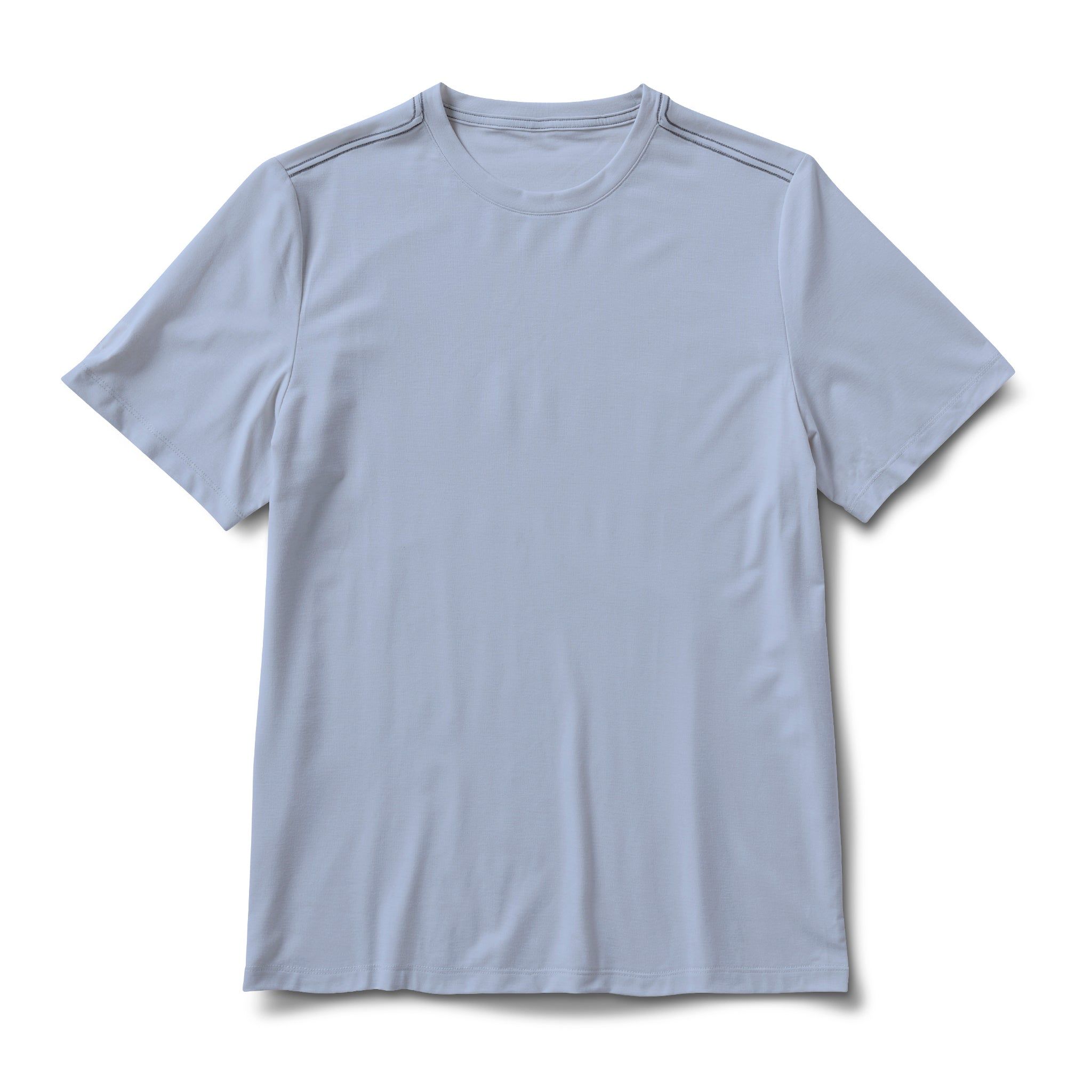 Current Tech Tee | Light Cloud sold by Vuori