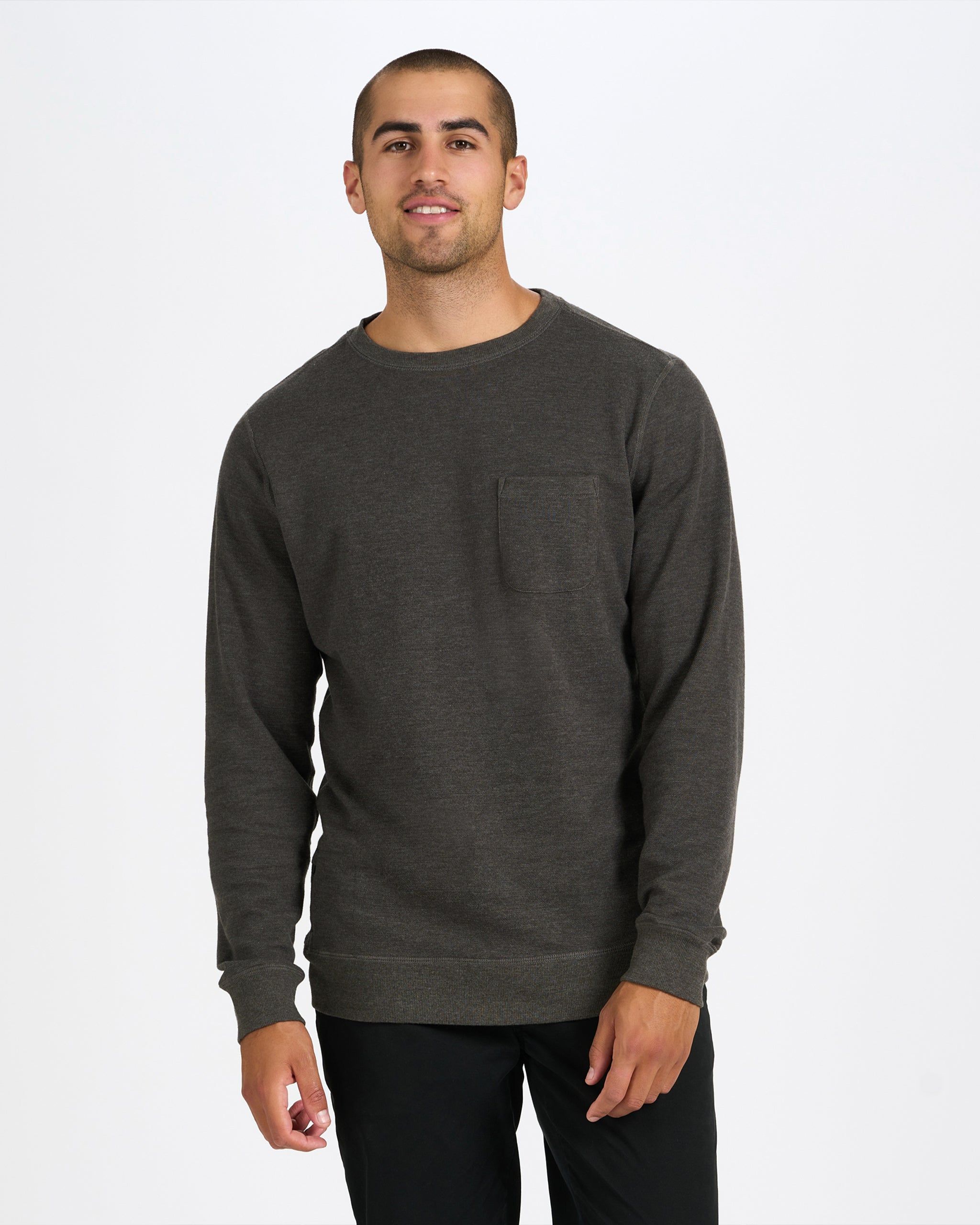 Jeffreys Pullover | Oregano Heather sold by Vuori product image thumbnail 2