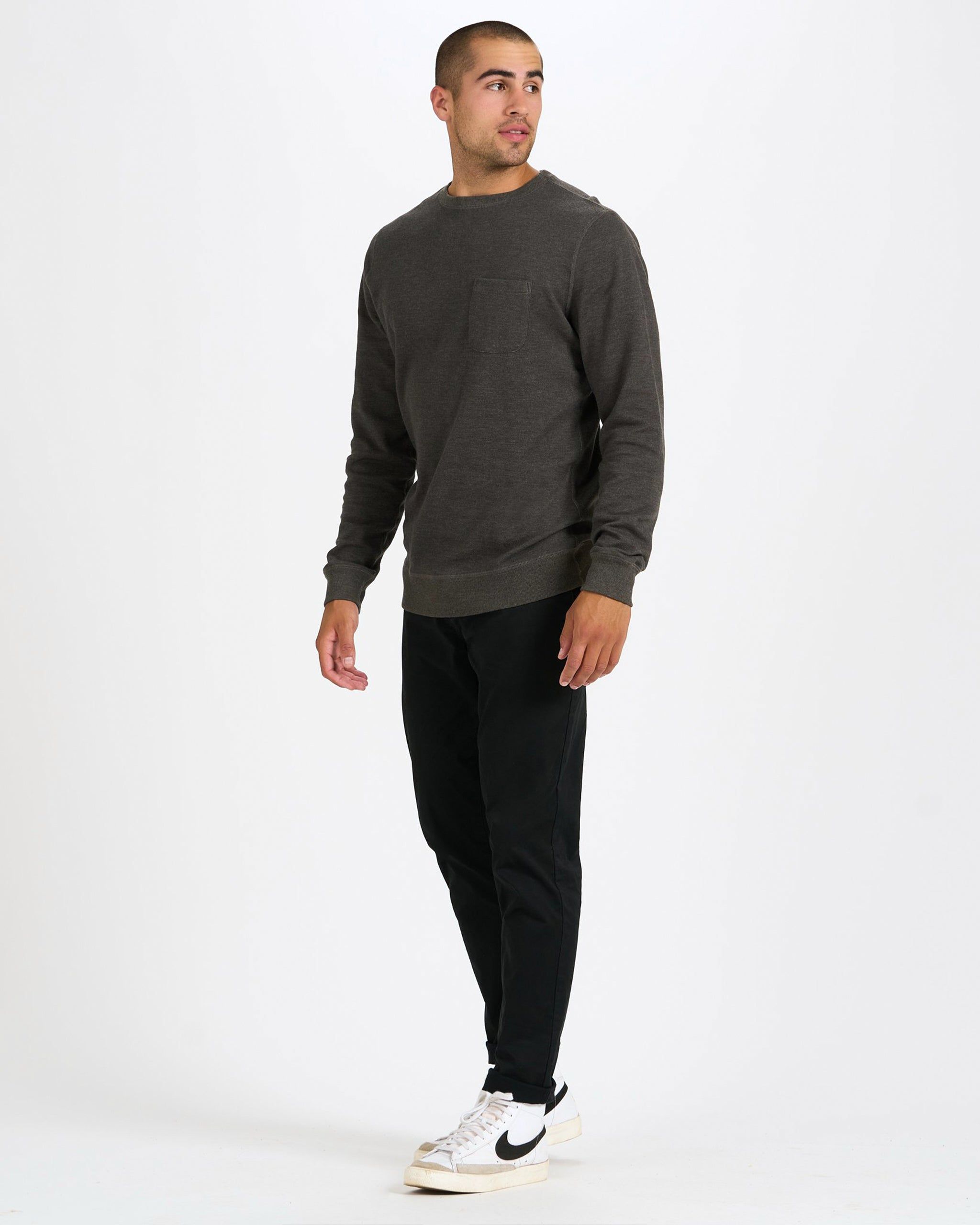 Jeffreys Pullover | Oregano Heather sold by Vuori product image thumbnail 5