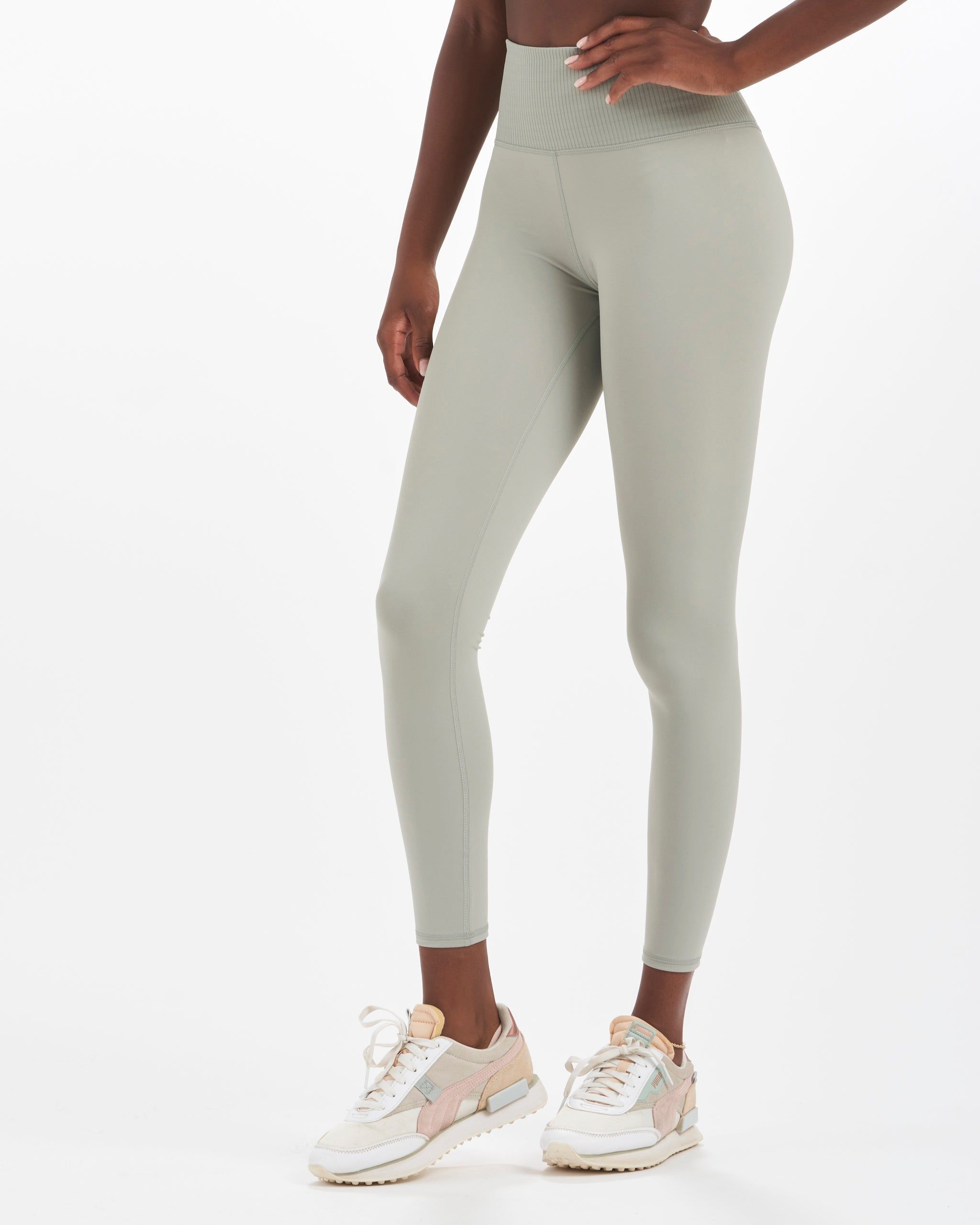Rib Studio Legging | Eucalyptus sold by Vuori