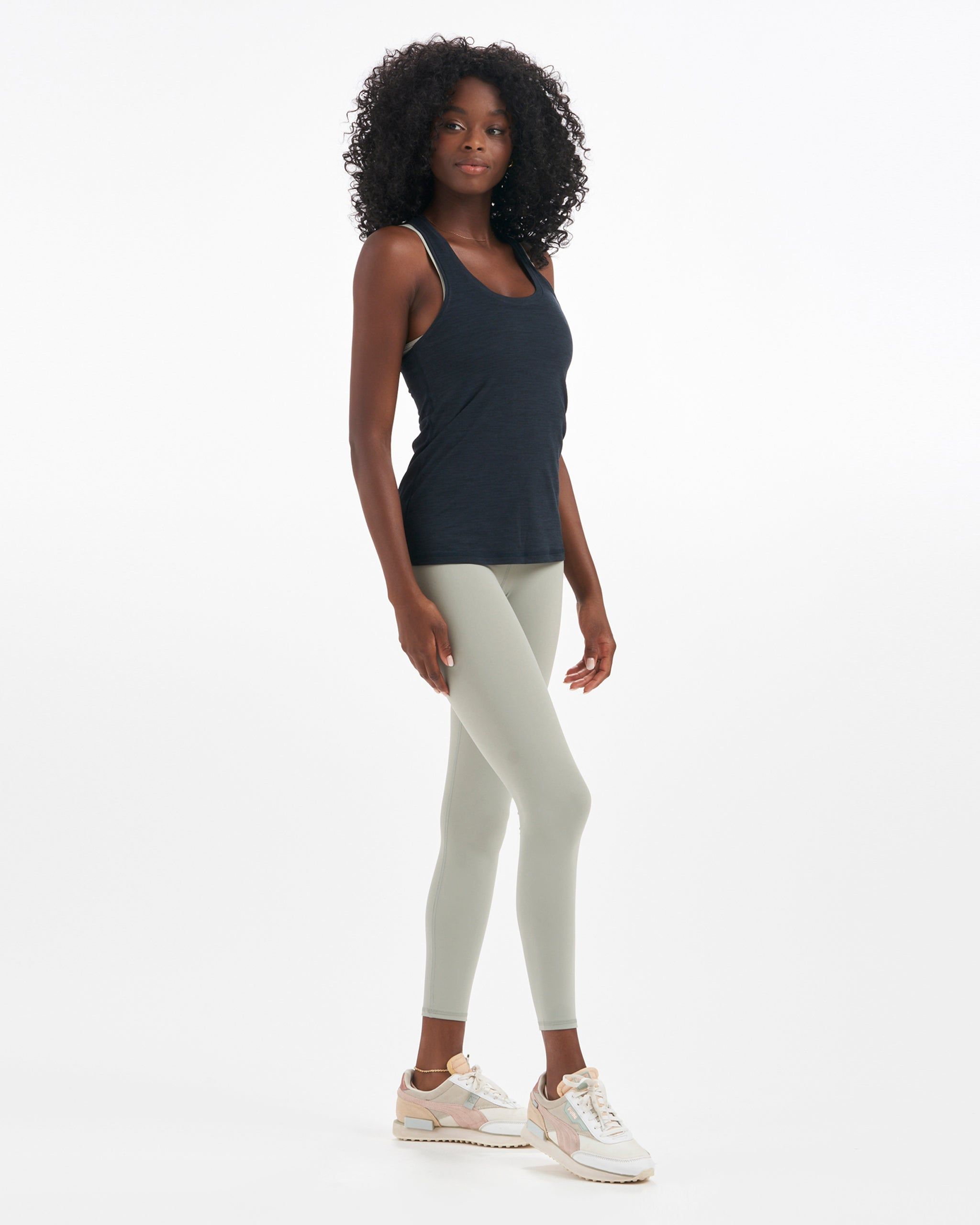 Rib Studio Legging | Eucalyptus sold by Vuori product image thumbnail 5