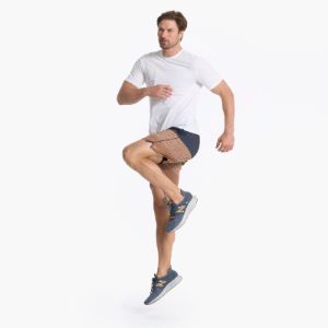 Trail Short | Camel Stripe sold by Vuori