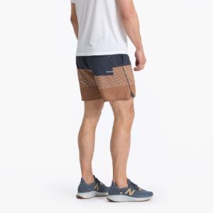 Trail Short | Camel Stripe sold by Vuori