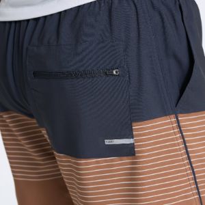 Trail Short | Camel Stripe sold by Vuori