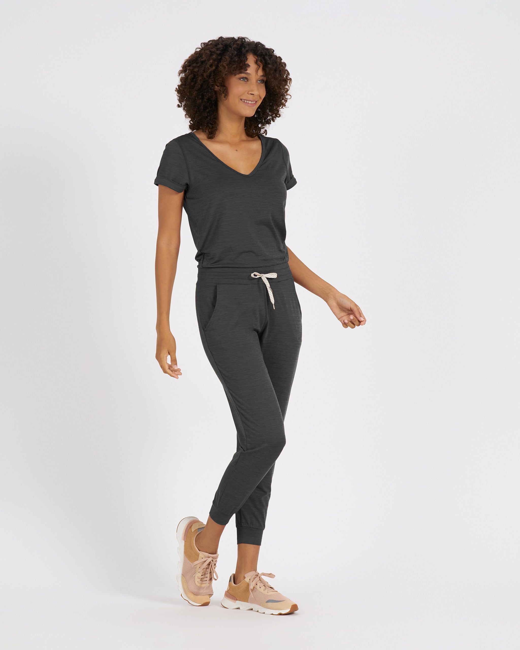 All Day Jumpsuit | Charcoal Heather sold by Vuori product image thumbnail 2