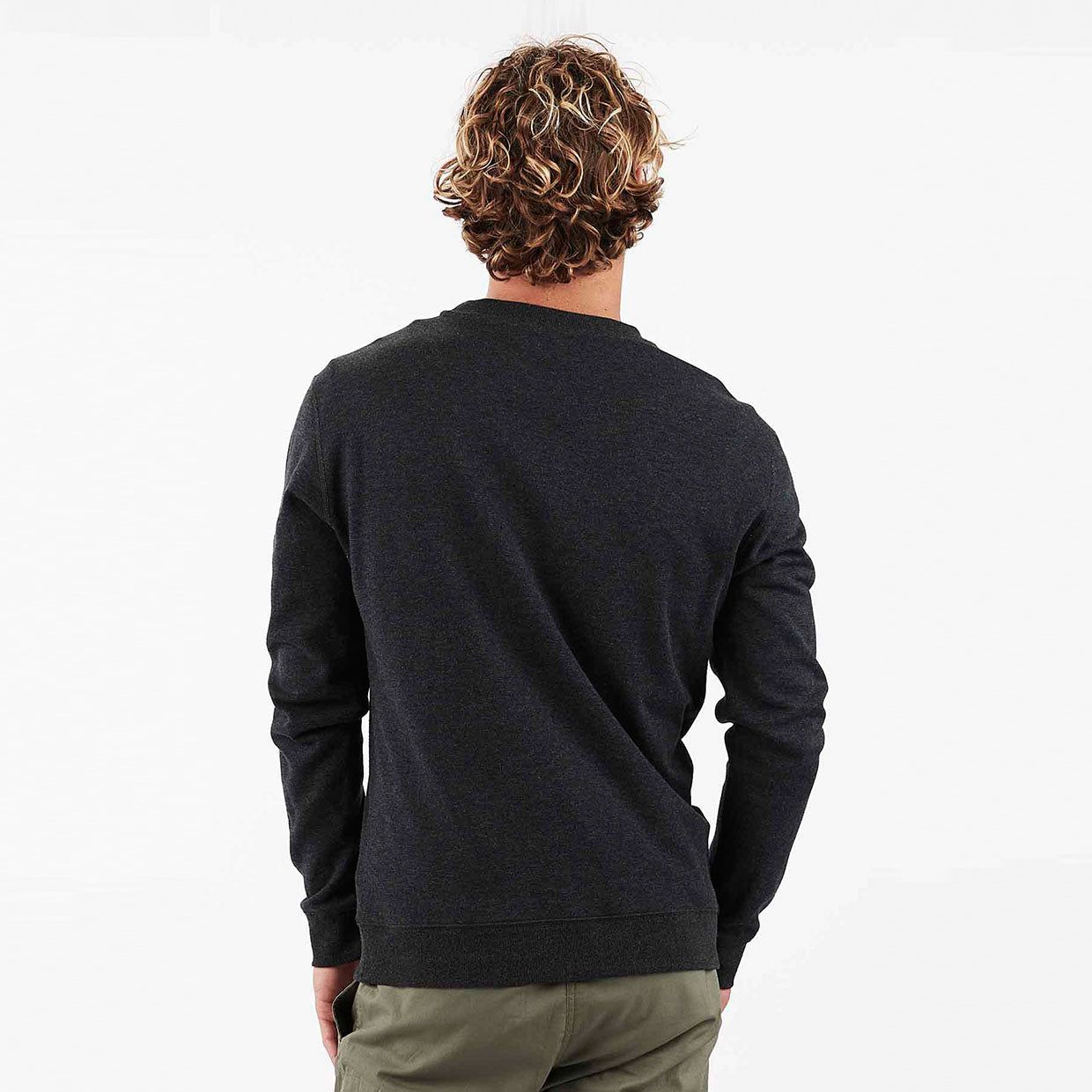 Jeffreys Pullover | Black Heather sold by Vuori