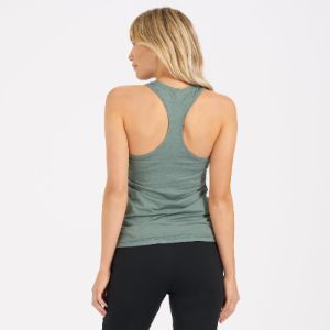 Lux Performance Tank | Kelp Heather sold by Vuori