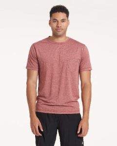 Tradewind Performance Tee | Sienna Heather sold by Vuori