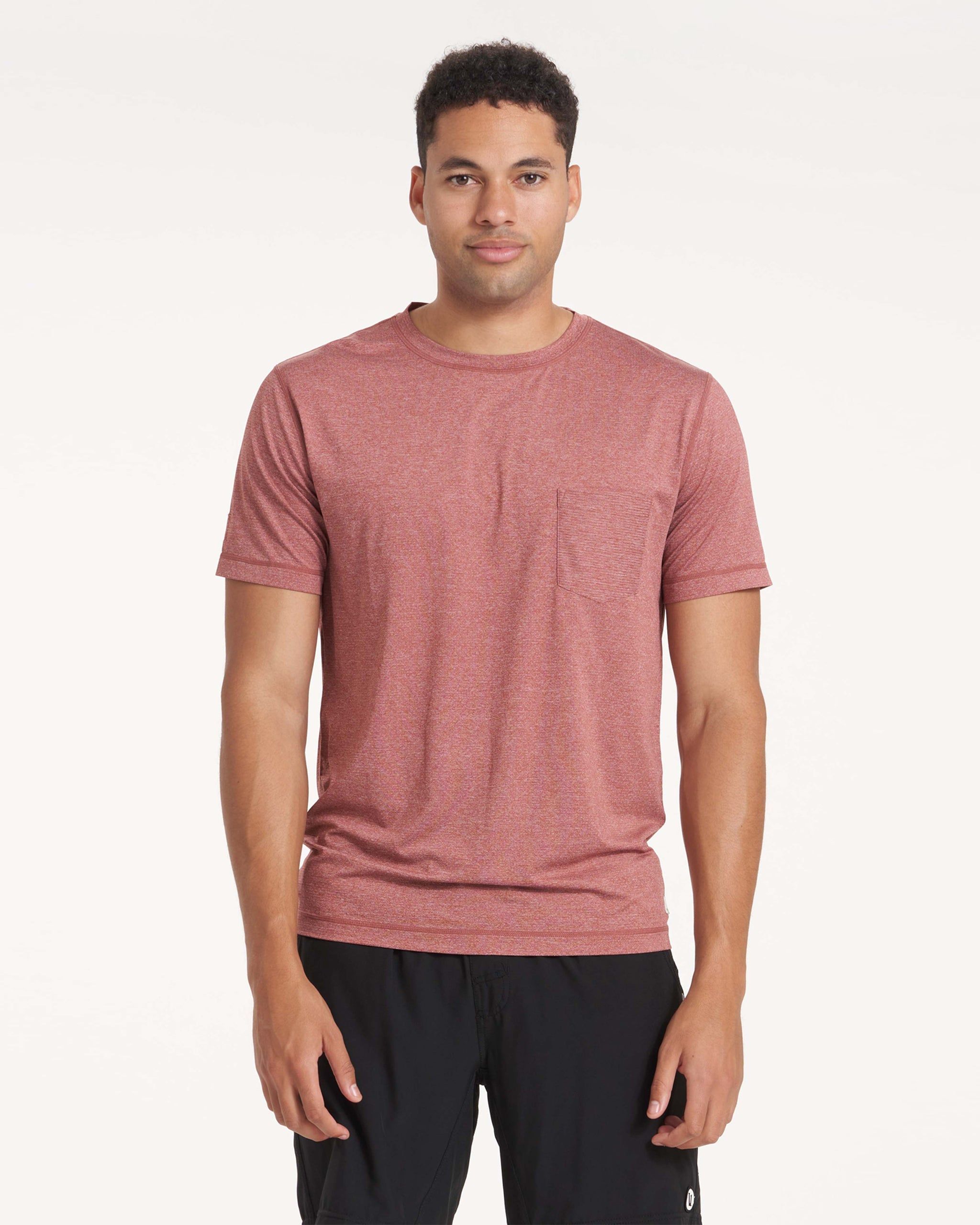 Tradewind Performance Tee | Sienna Heather sold by Vuori product image thumbnail 3