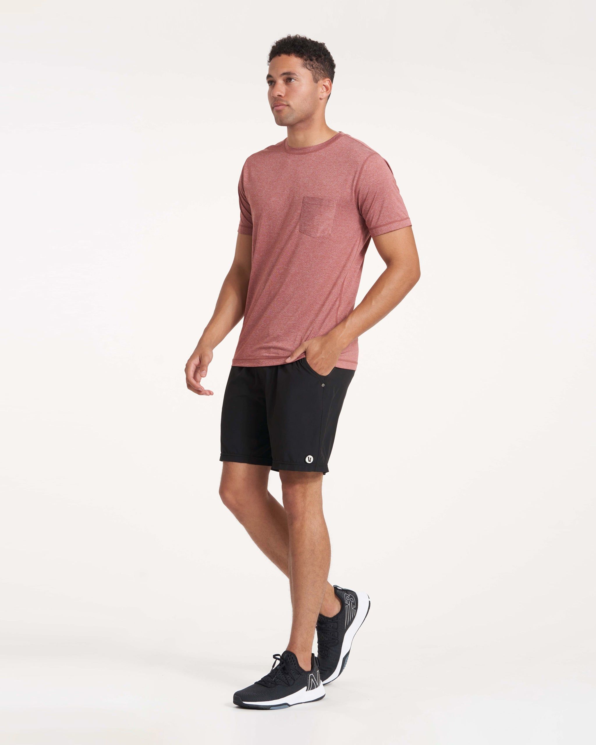 Tradewind Performance Tee | Sienna Heather sold by Vuori product image thumbnail 4