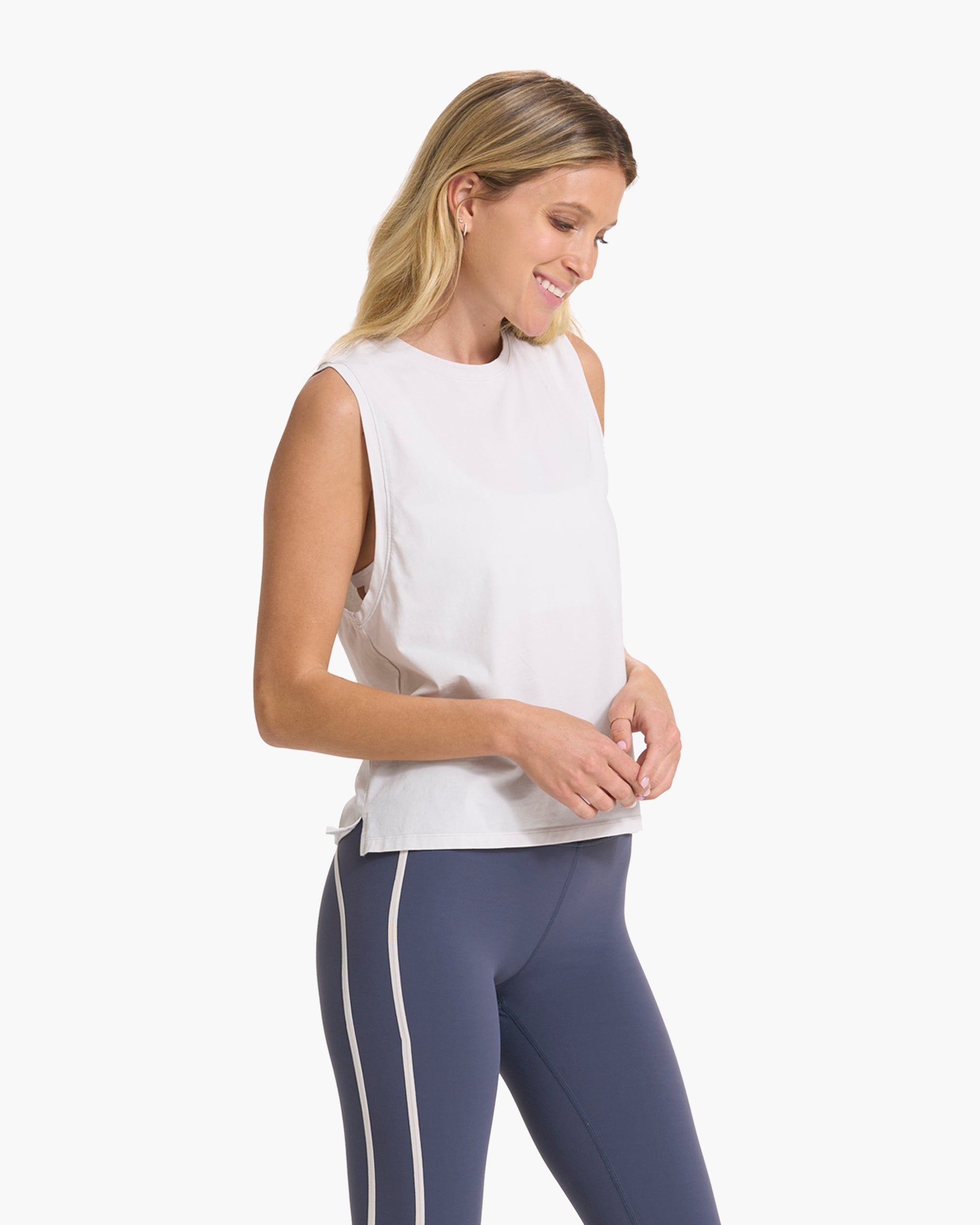 Feather Tank | Salt sold by Vuori product image thumbnail 2