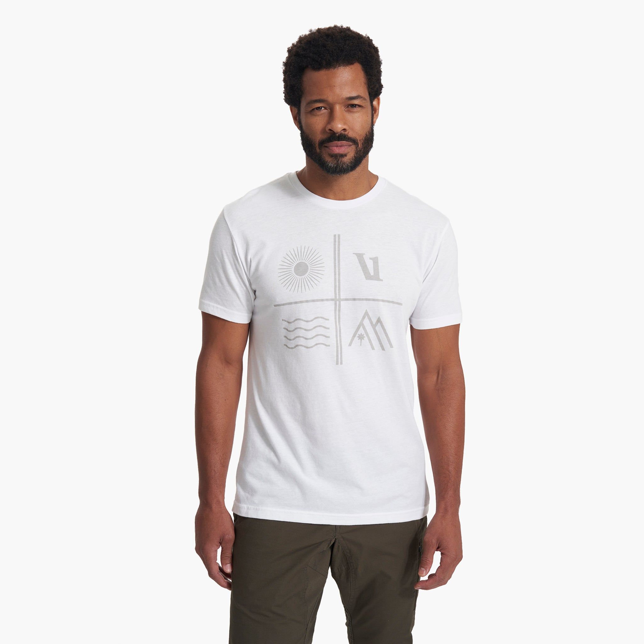 Talisman Tee | White sold by Vuori product image thumbnail 2