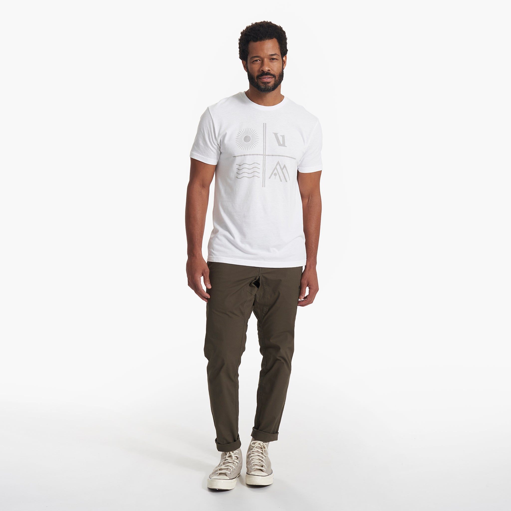 Talisman Tee | White sold by Vuori product image thumbnail 6