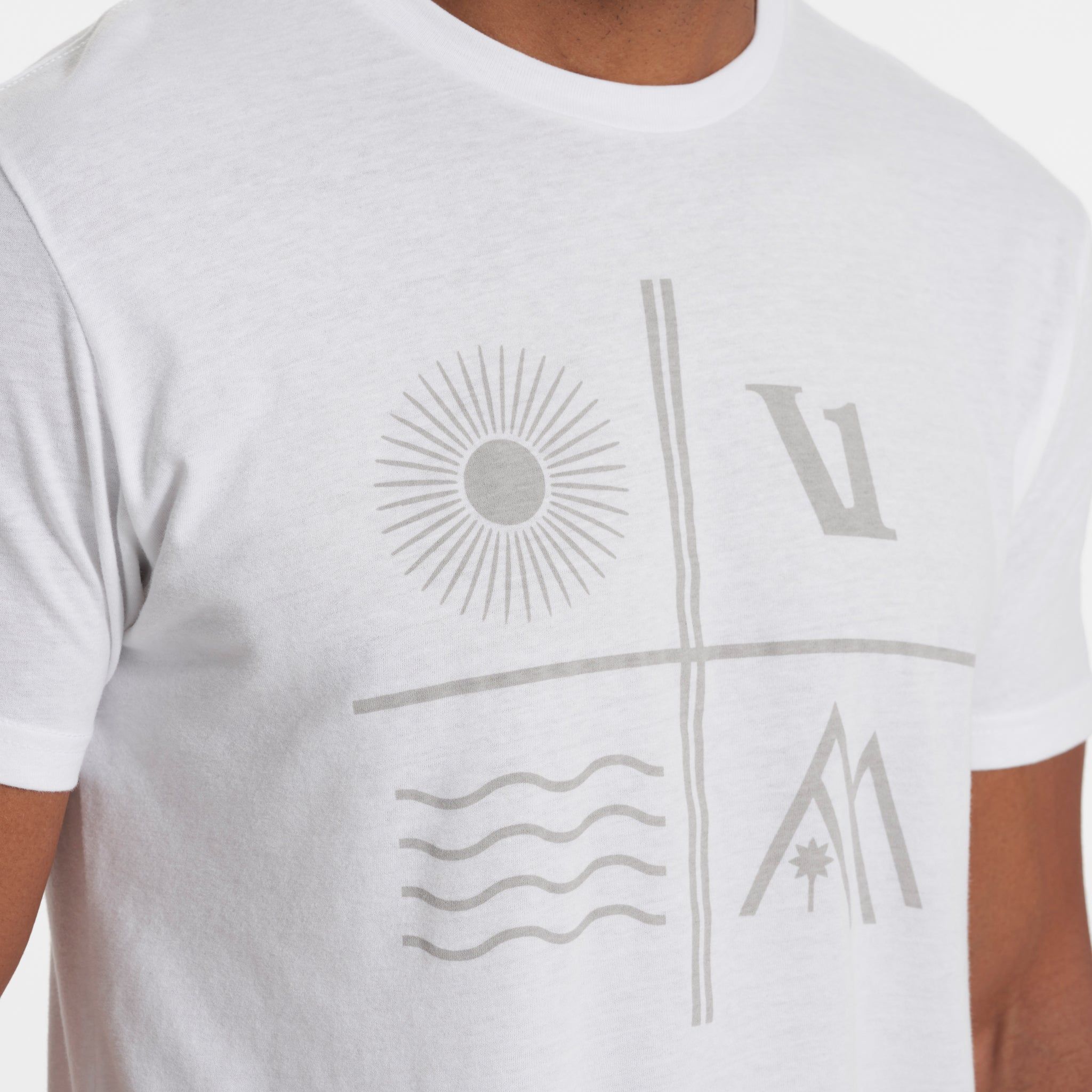 Talisman Tee | White sold by Vuori product image thumbnail 3