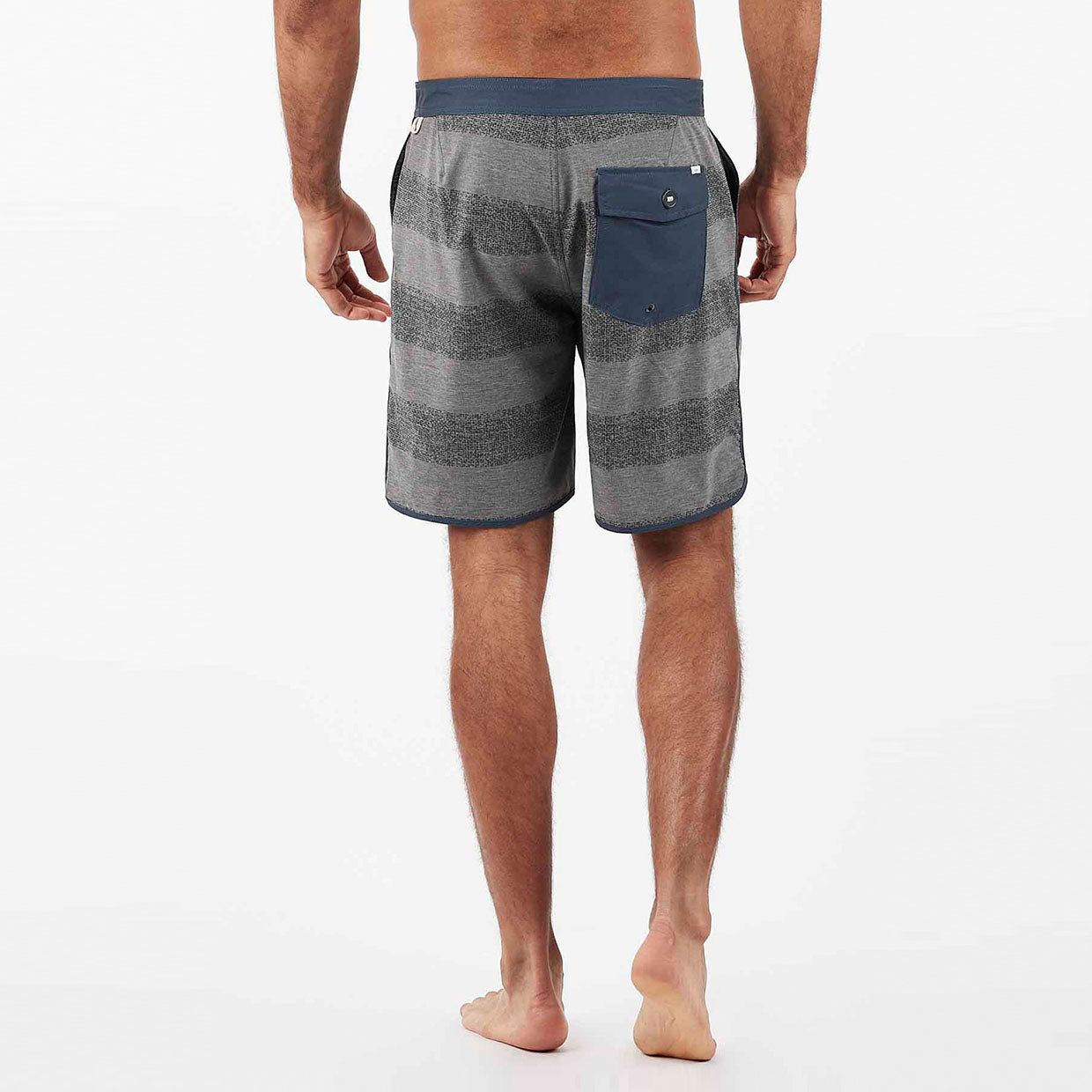 Cruise Boardshort | Grey Texture Stripe sold by Vuori product image thumbnail 3