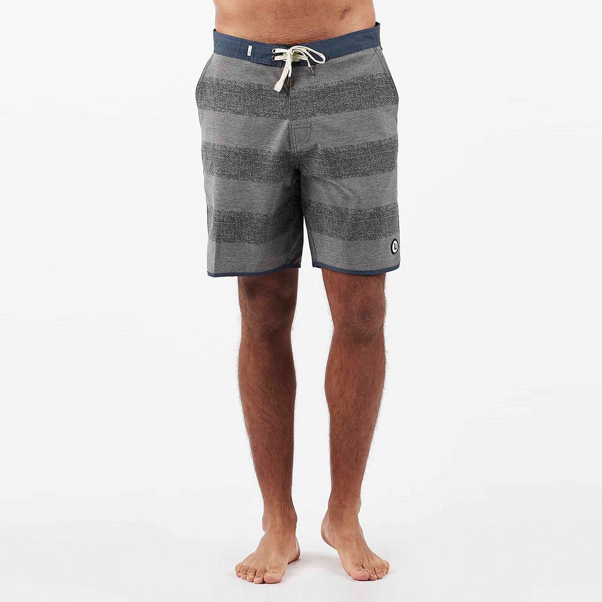 Cruise Boardshort | Grey Texture Stripe sold by Vuori product image thumbnail 2