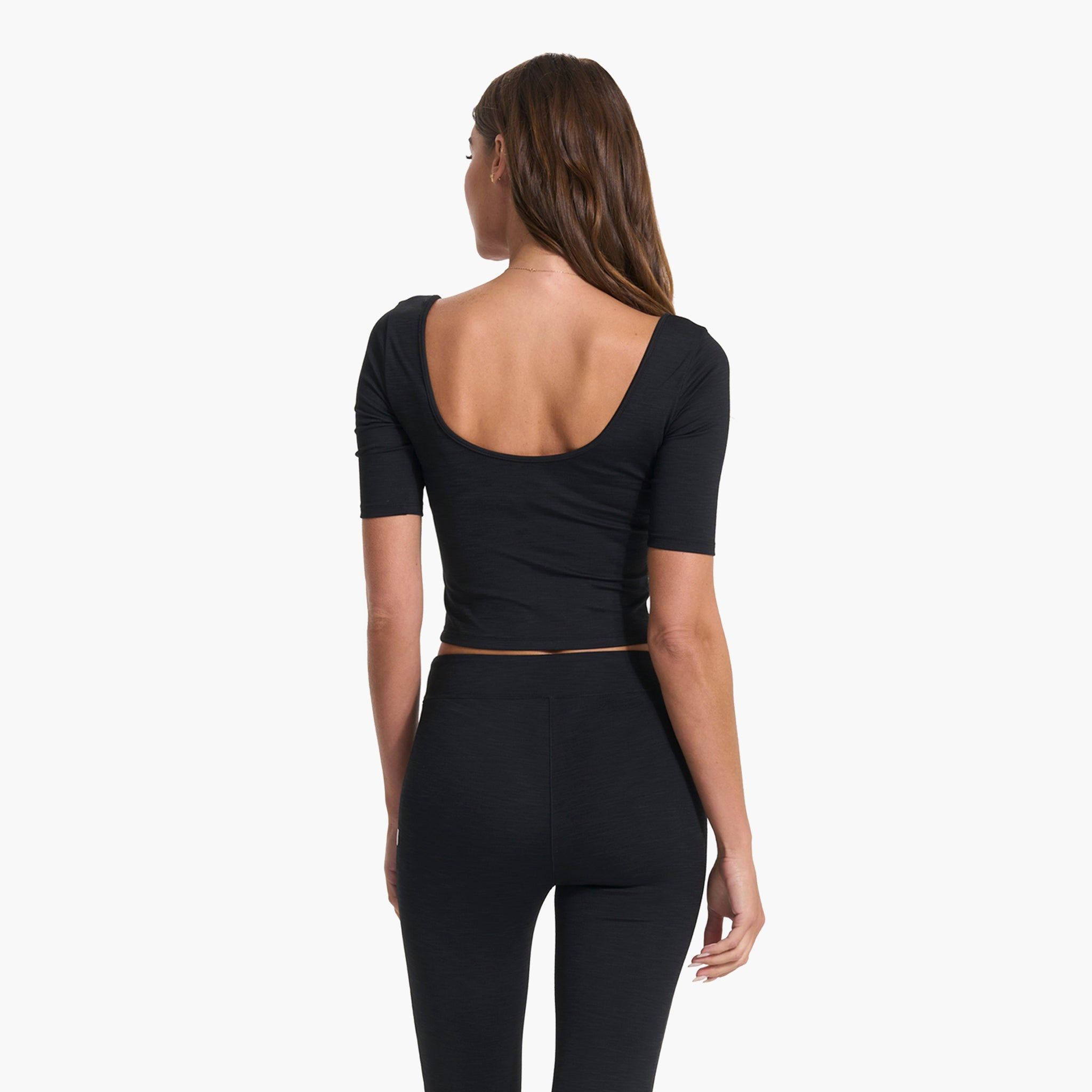 Lux Rib Avant Top | Black sold by Vuori product image thumbnail 4