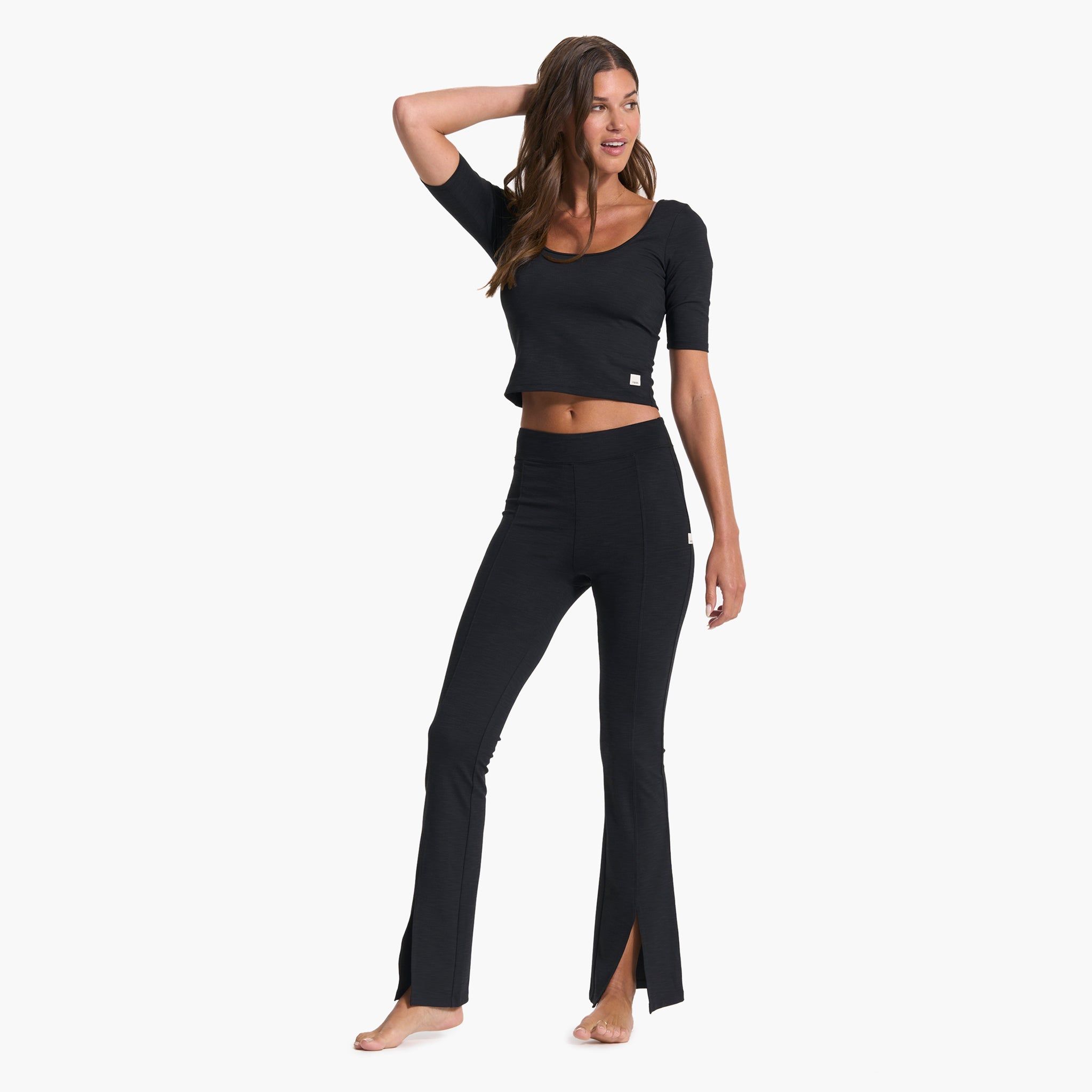 Lux Rib Avant Top | Black sold by Vuori product image thumbnail 6
