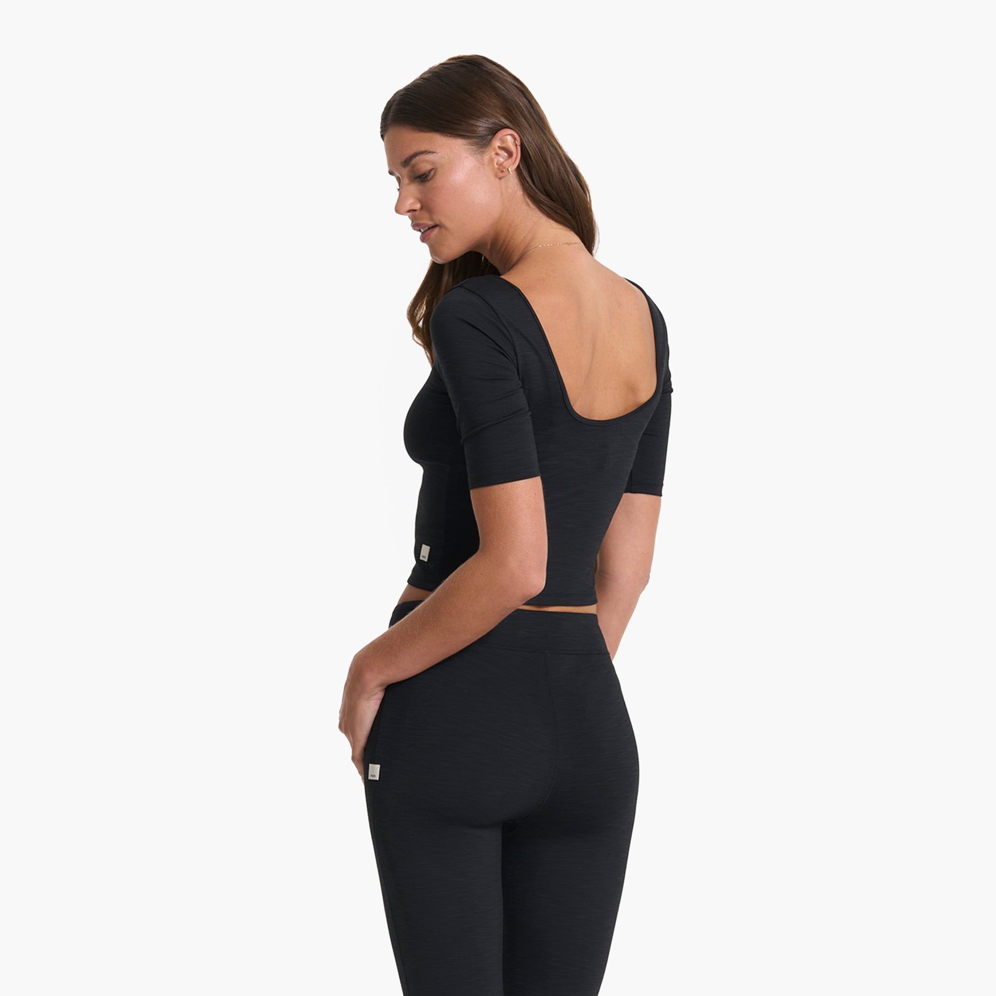 Lux Rib Avant Top | Black sold by Vuori product image thumbnail 3