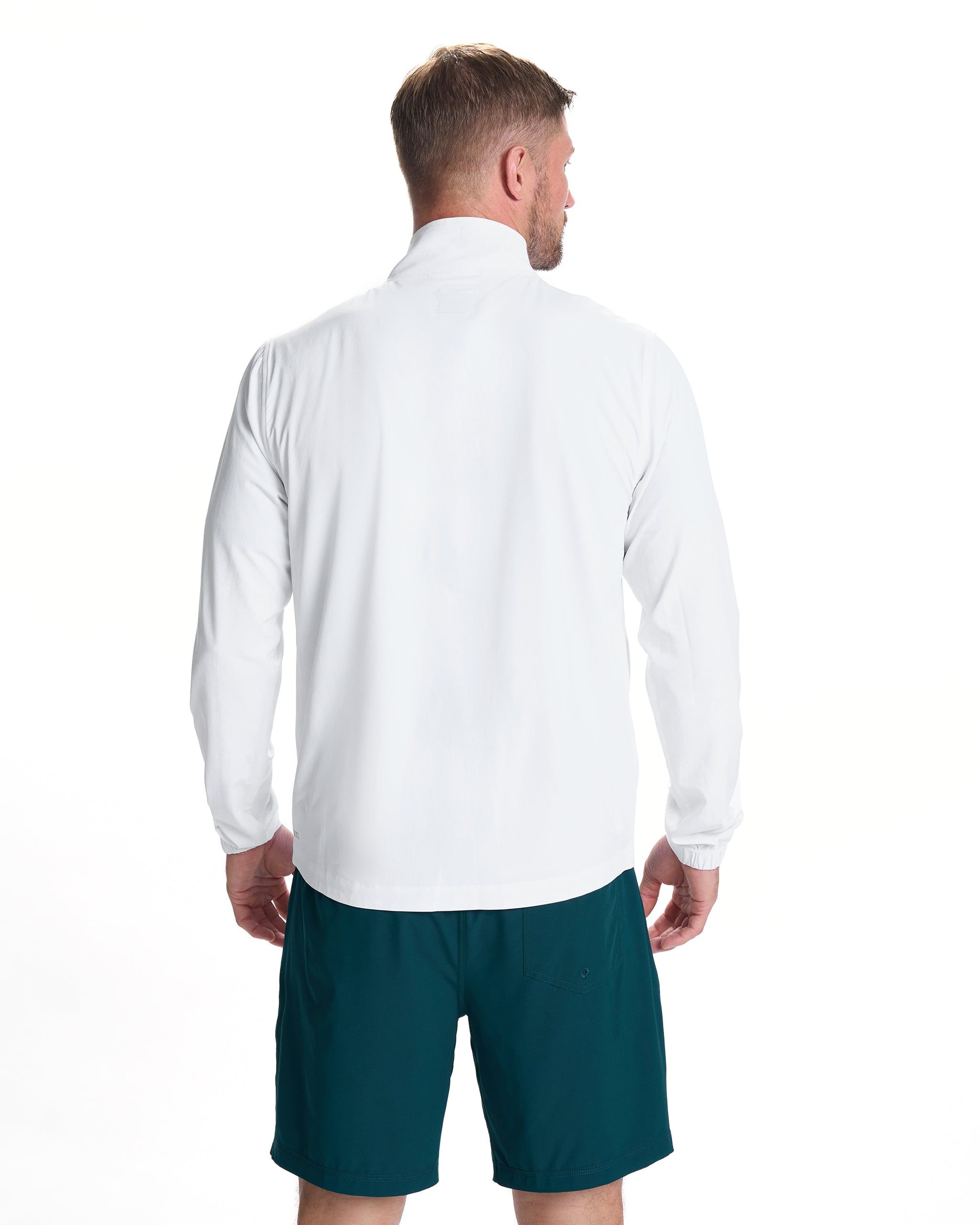 Venture Track Jacket | White sold by Vuori product image thumbnail 4