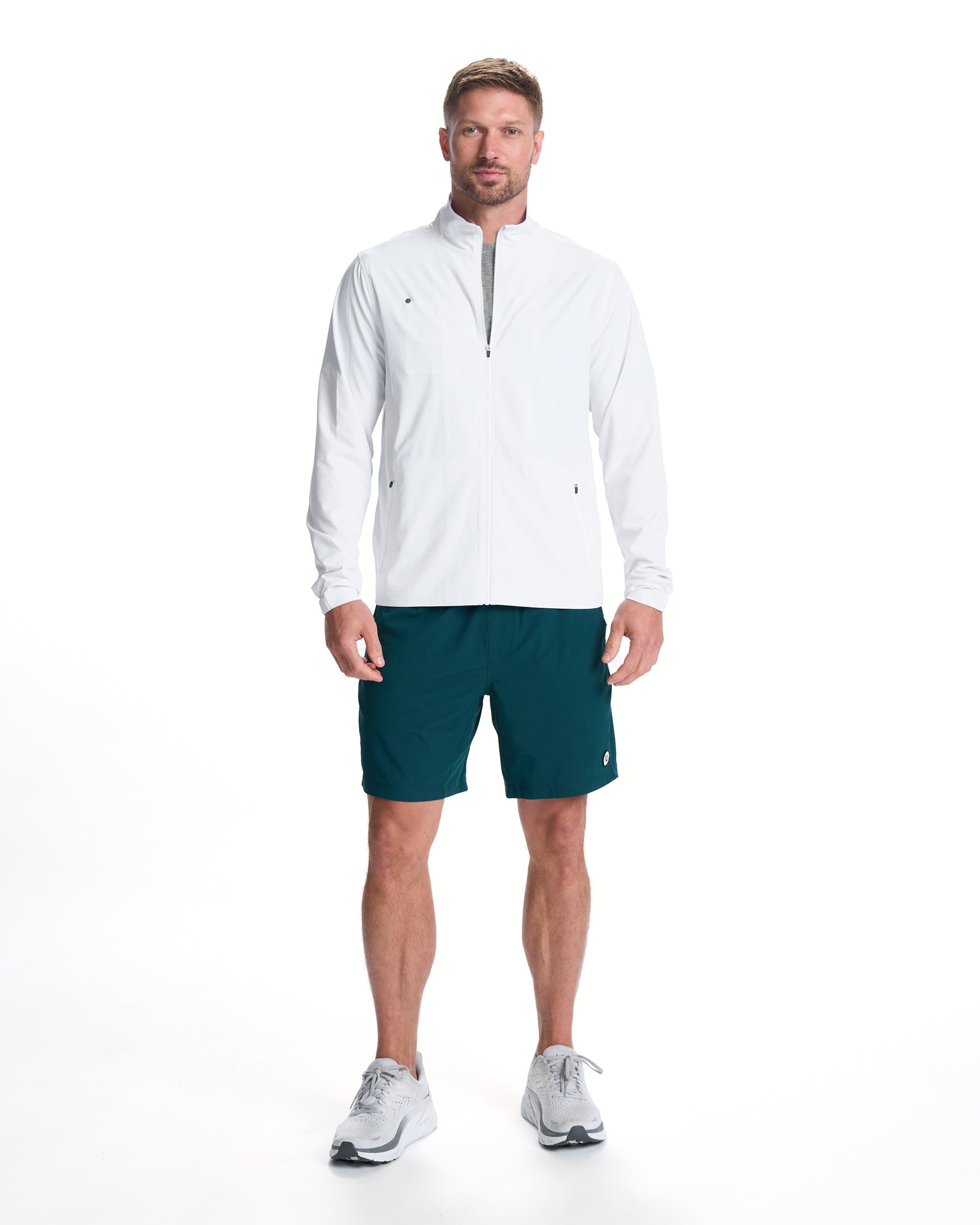 Venture Track Jacket | White sold by Vuori product image thumbnail 5