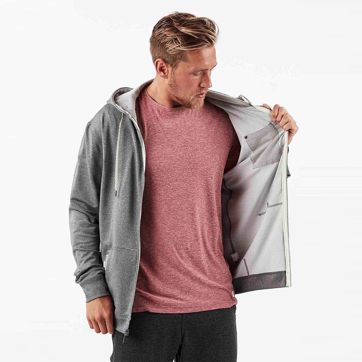 Movement Hoodie | Heather Grey sold by Vuori product image thumbnail 4