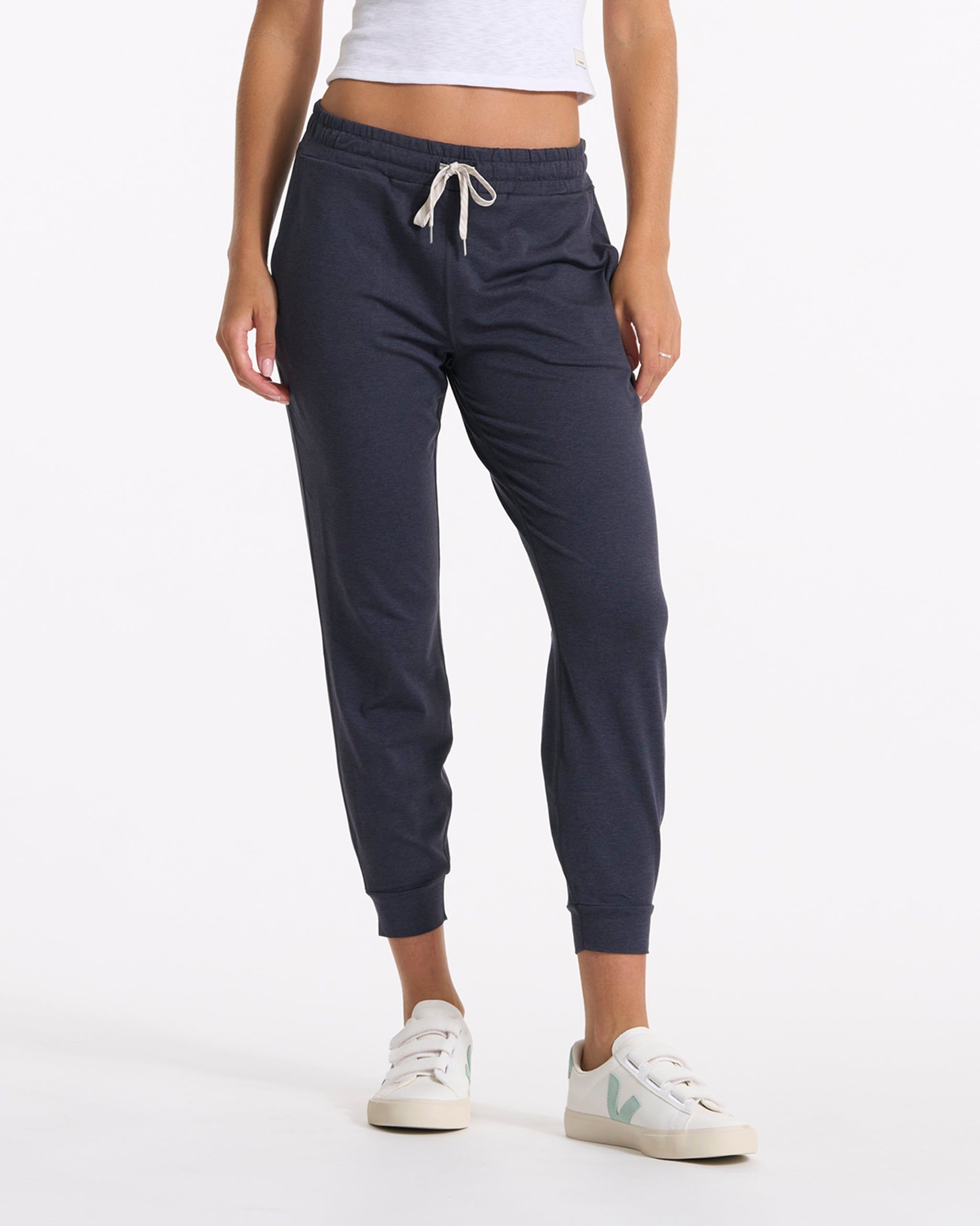 Performance Jogger - Long | Midnight Heather sold by Vuori