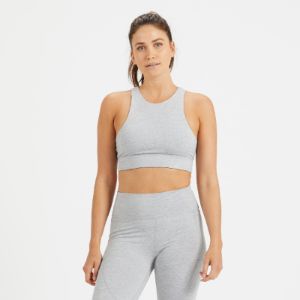 Elevation Bra | Light Heather Grey sold by Vuori