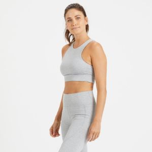 Elevation Bra | Light Heather Grey sold by Vuori