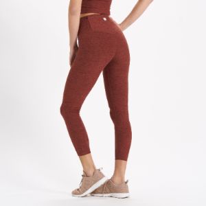 Clean Elevation Legging-Short | Brick Heather sold by Vuori