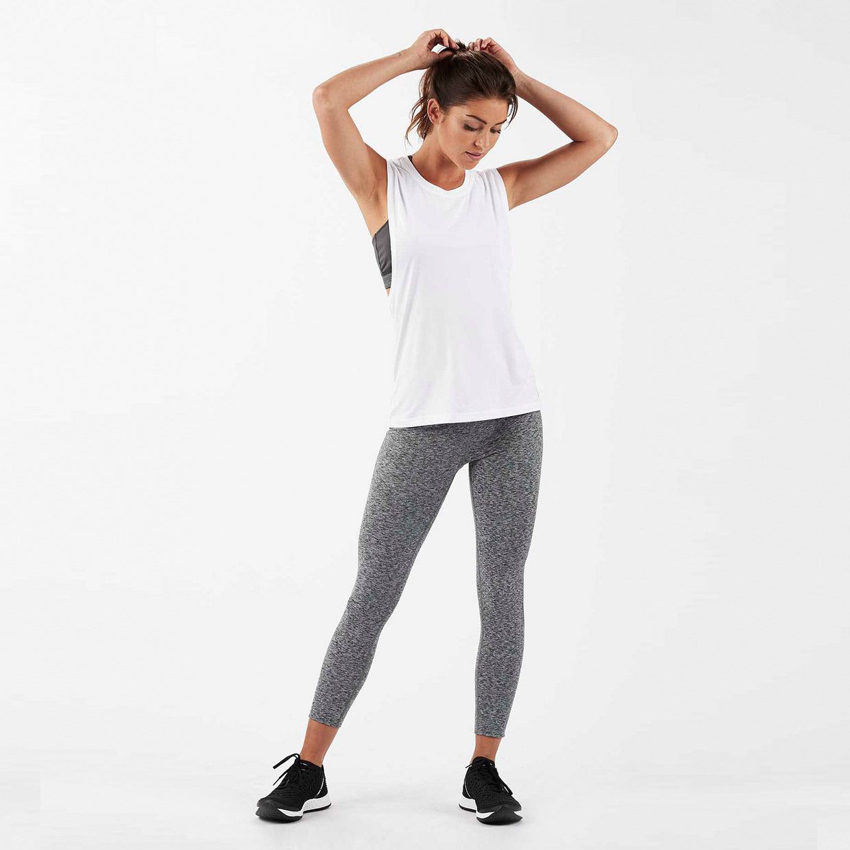 Trinity Tank | Solid White sold by Vuori product image thumbnail 4