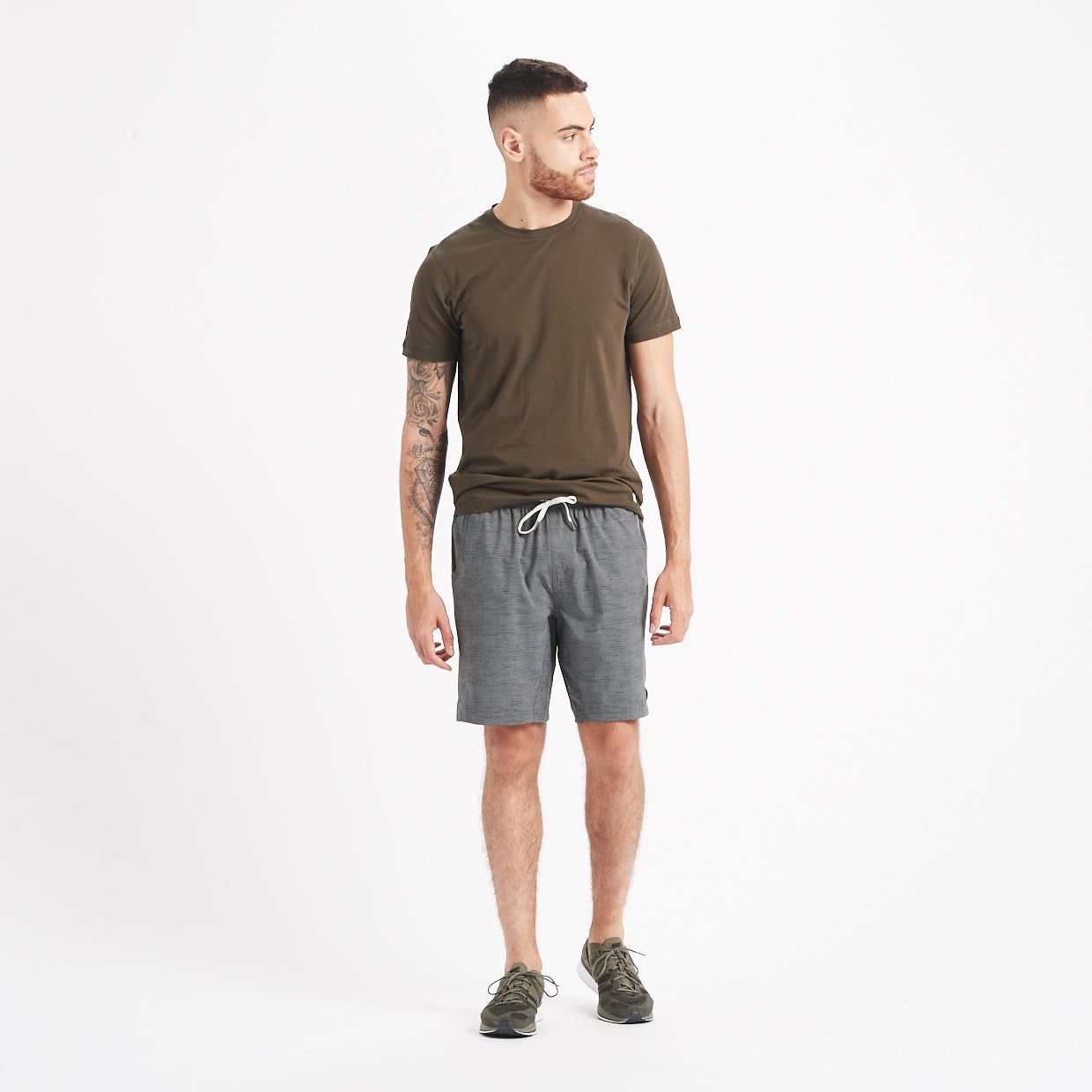 Kore Short | Charcoal Space Dye sold by Vuori product image thumbnail 4