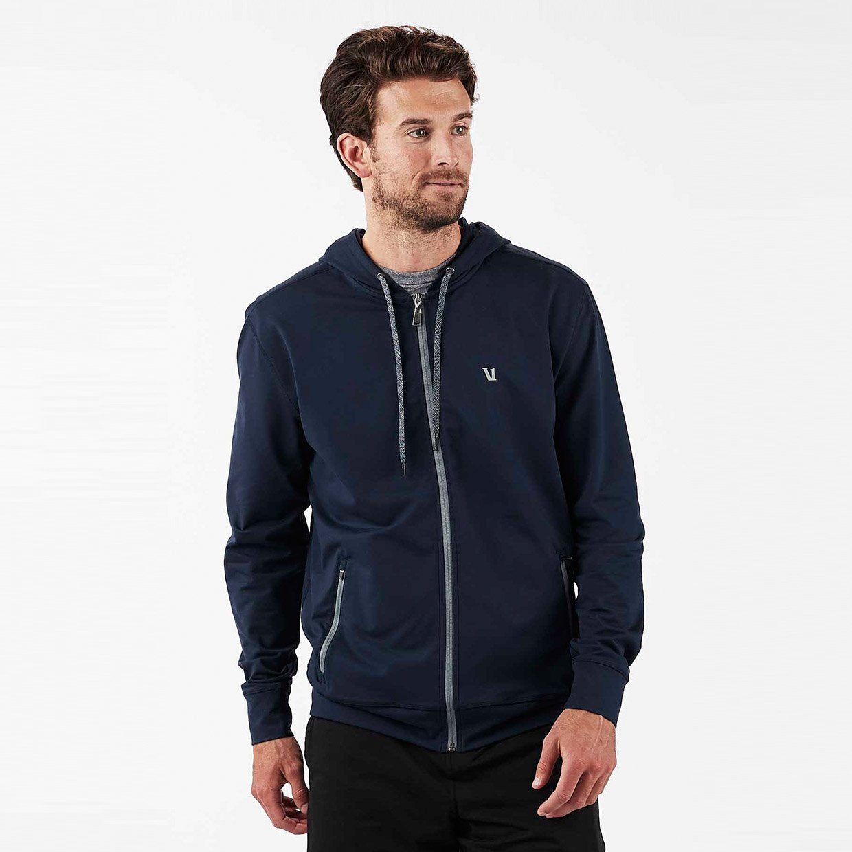 Jackson Hoodie | Navy sold by Vuori product image thumbnail 2