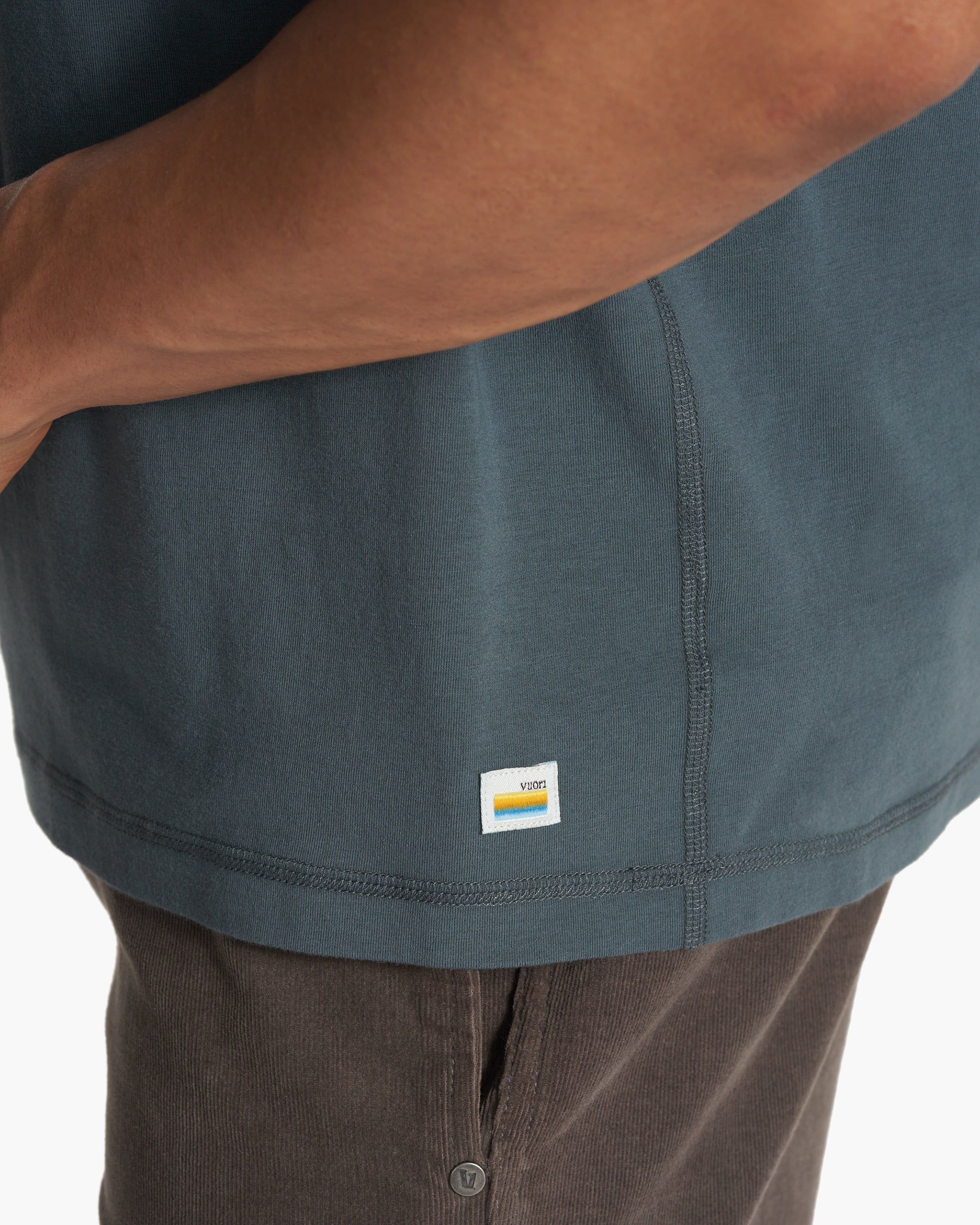 Short Sleeve Ever Henley | Lake sold by Vuori product image thumbnail 6