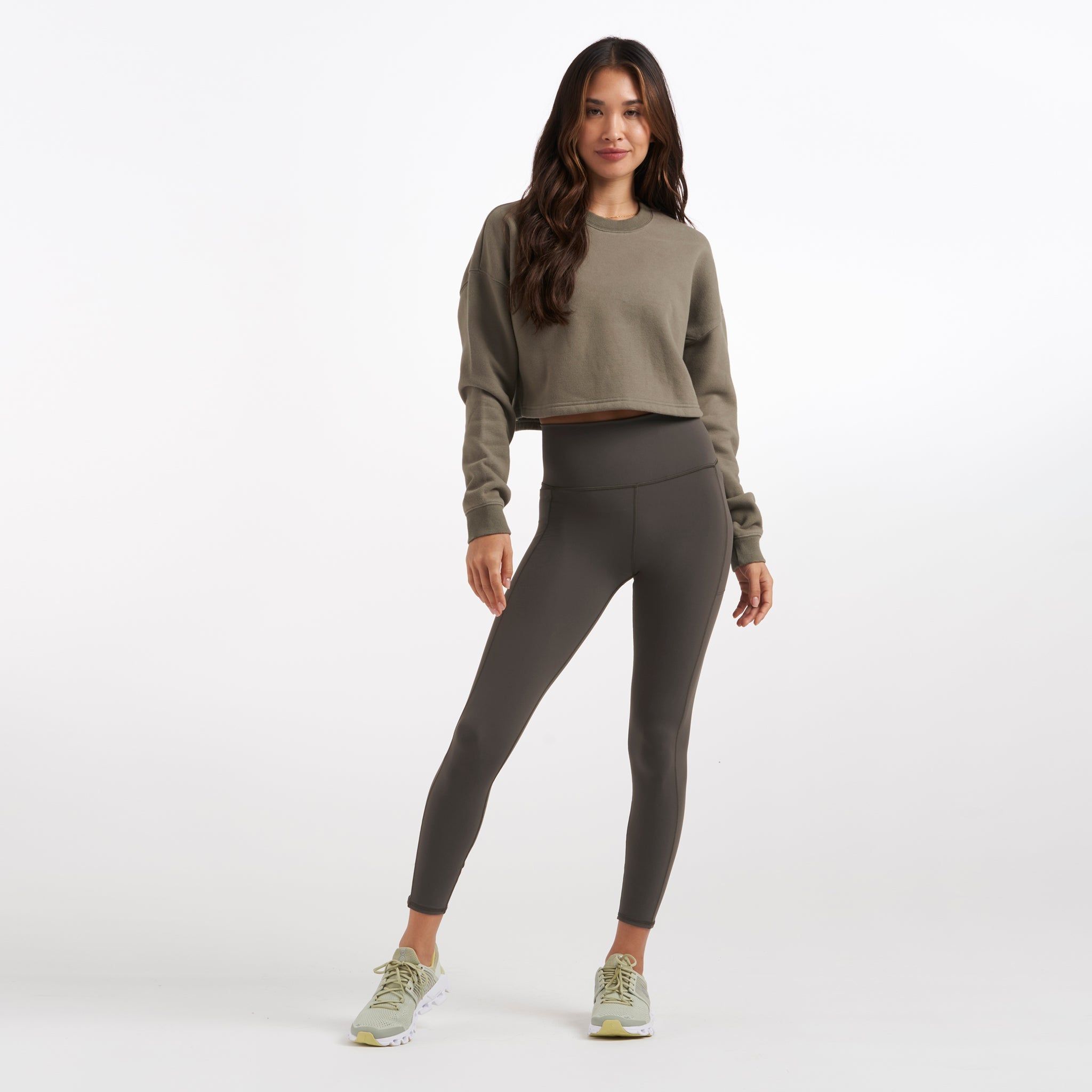 Restore Crop Crew | Light Oregano sold by Vuori product image thumbnail 6