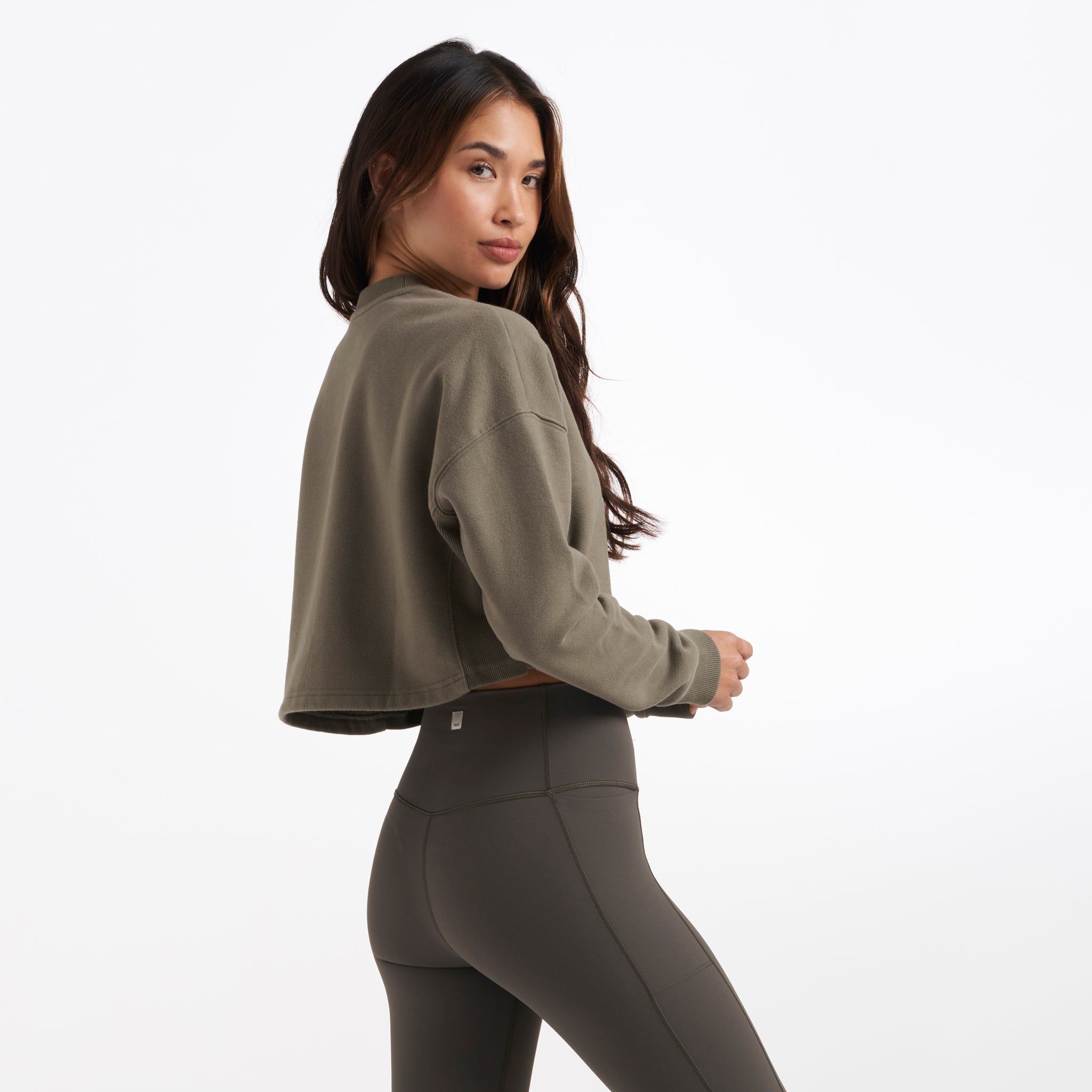 Restore Crop Crew | Light Oregano sold by Vuori product image thumbnail 4