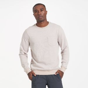 Jeffreys Pullover | Oyster Heather sold by Vuori