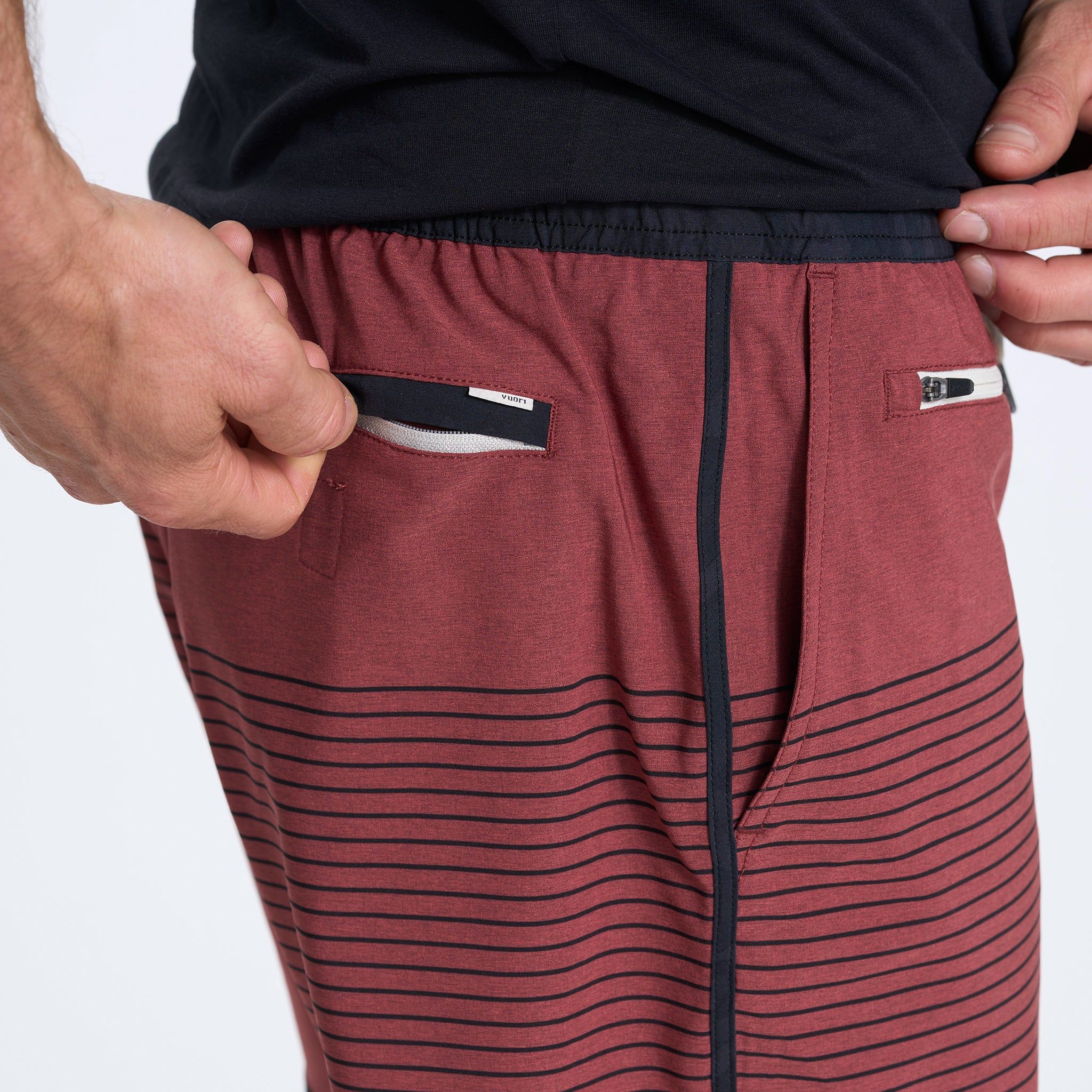 Banks Short 5" | Currant Stripe sold by Vuori product image thumbnail 9