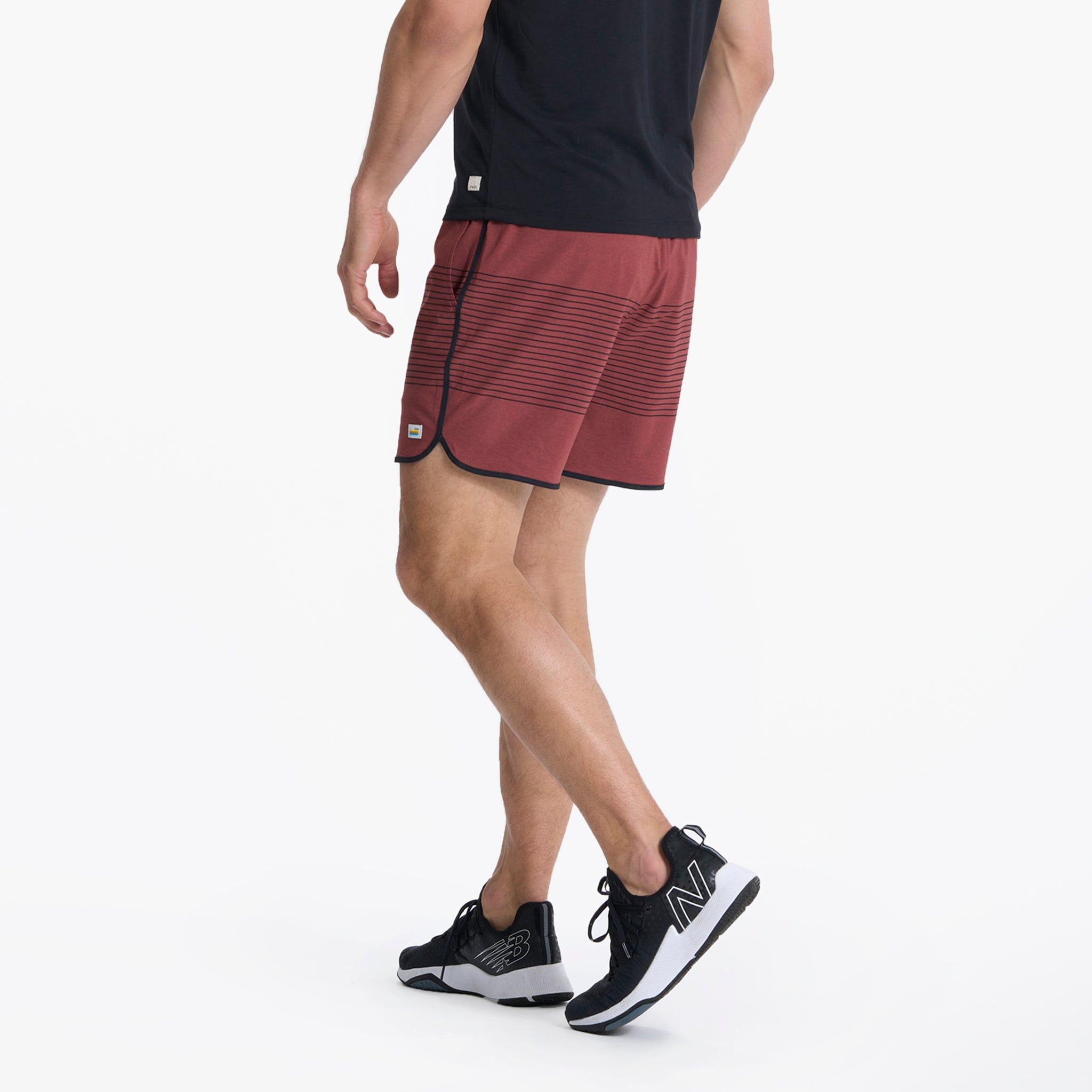 Banks Short 5" | Currant Stripe sold by Vuori product image thumbnail 4