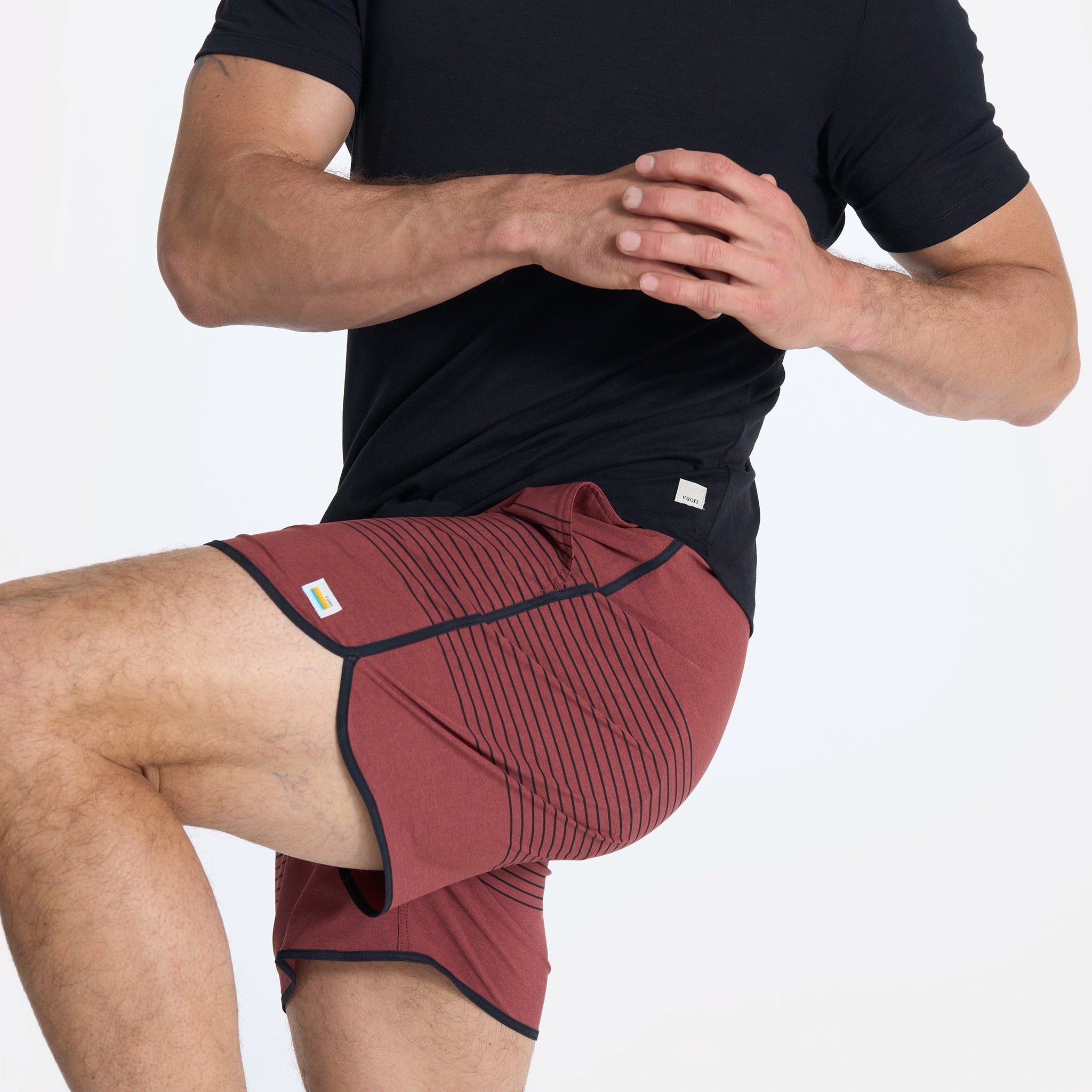 Banks Short 5" | Currant Stripe sold by Vuori product image thumbnail 7