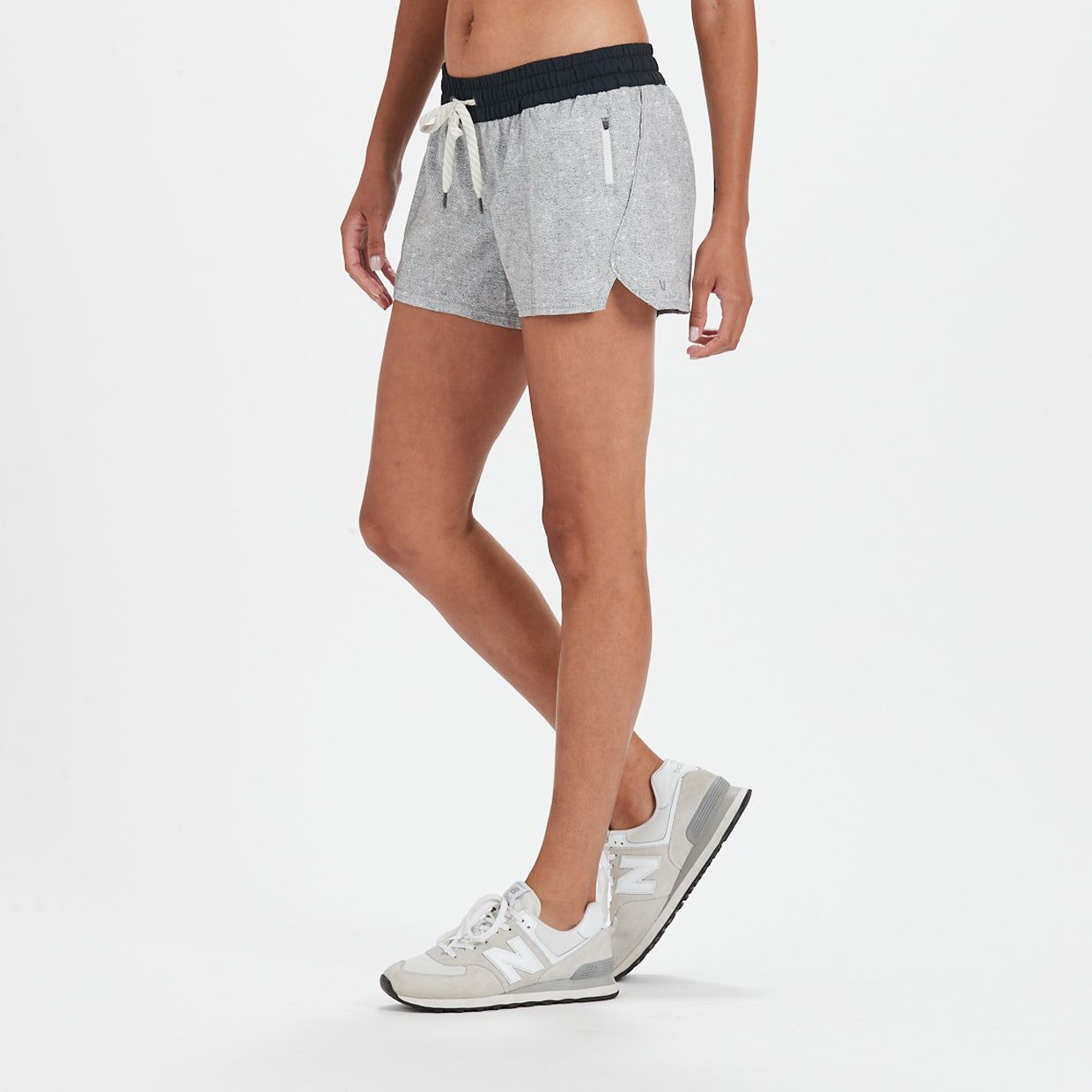 Clementine Short 4" | Grey Twill Texture sold by Vuori product image thumbnail 2