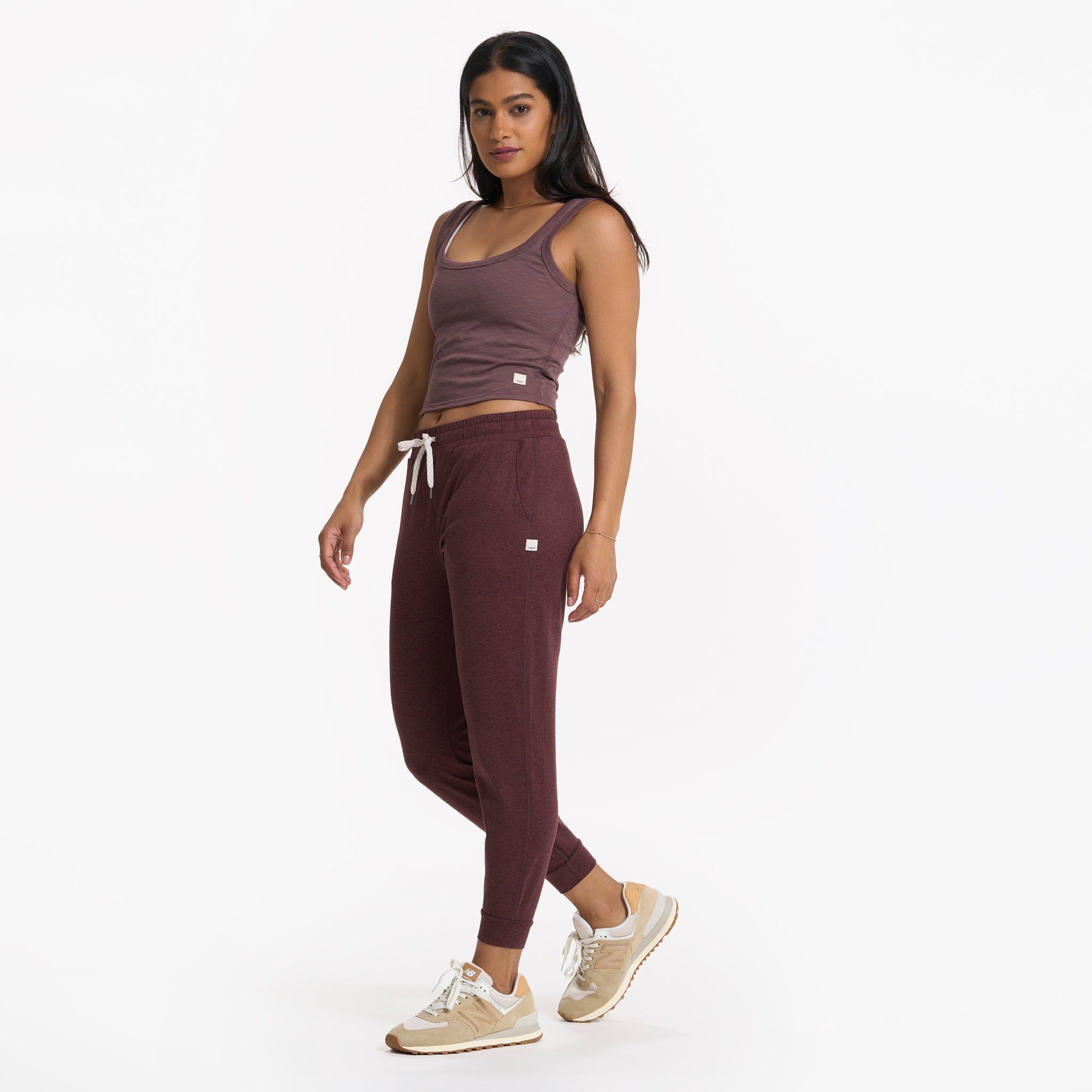 Sunrise Crop Tank | Chestnut sold by Vuori product image thumbnail 5