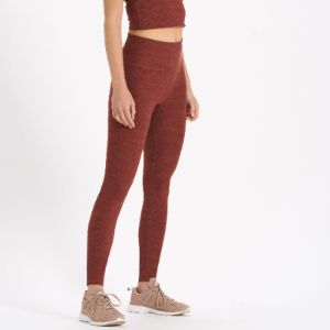 Clean Elevation Legging-Long | Brick Heather sold by Vuori