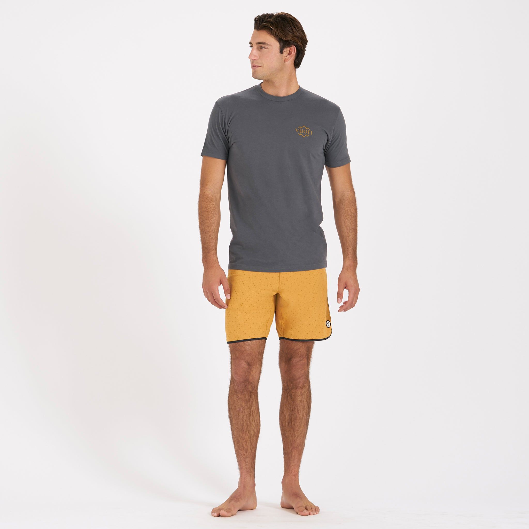 Cruise Boardshort | Cognac Micro Dot sold by Vuori product image thumbnail 5