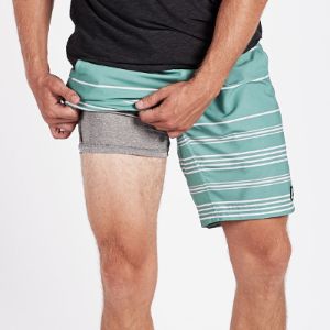 Kore Short | Aloe Stripe sold by Vuori