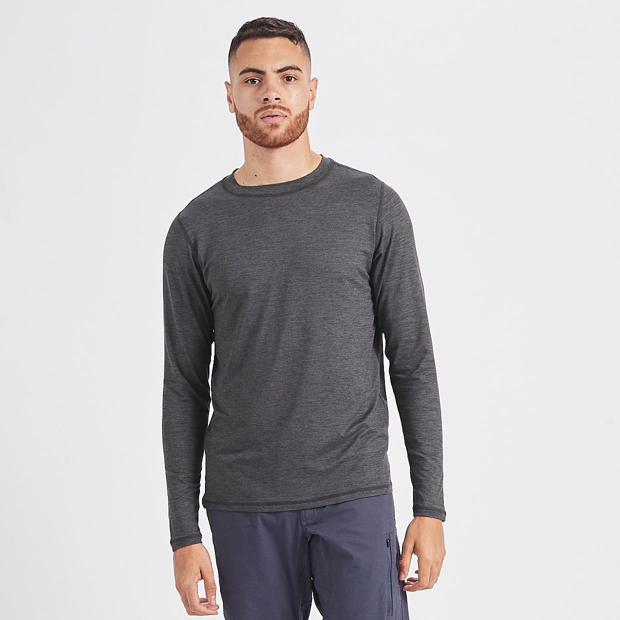 Ease Crew Neck | Charcoal Heather sold by Vuori product image thumbnail 2