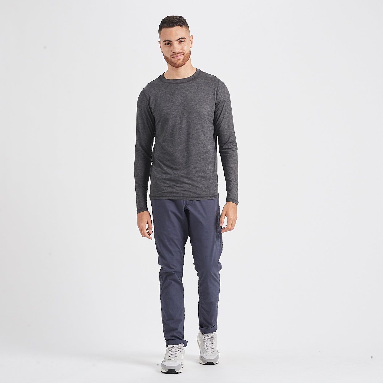 Ease Crew Neck | Charcoal Heather sold by Vuori product image thumbnail 5