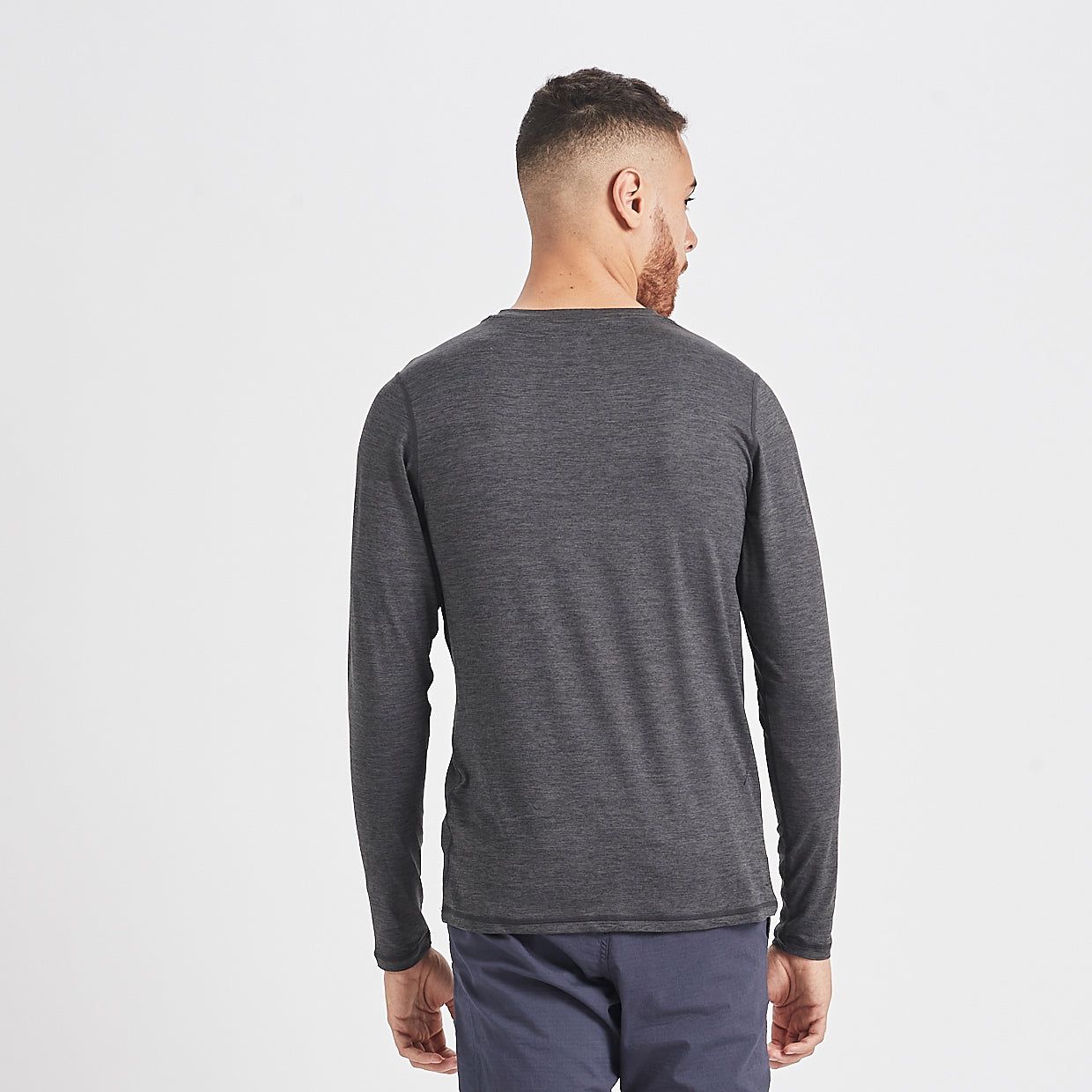 Ease Crew Neck | Charcoal Heather sold by Vuori product image thumbnail 4