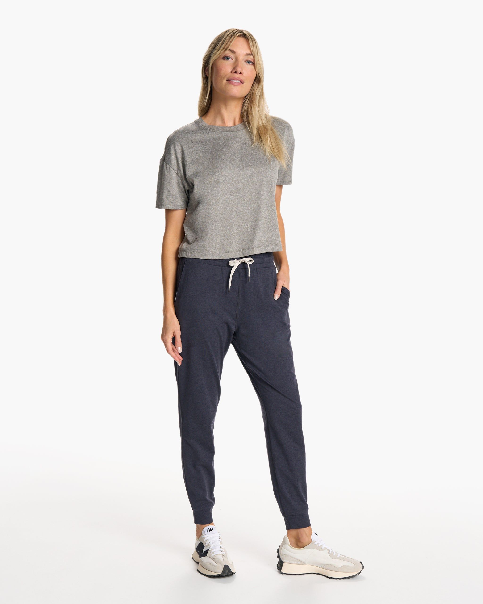 Energy Tee | Heather Grey sold by Vuori product image thumbnail 3