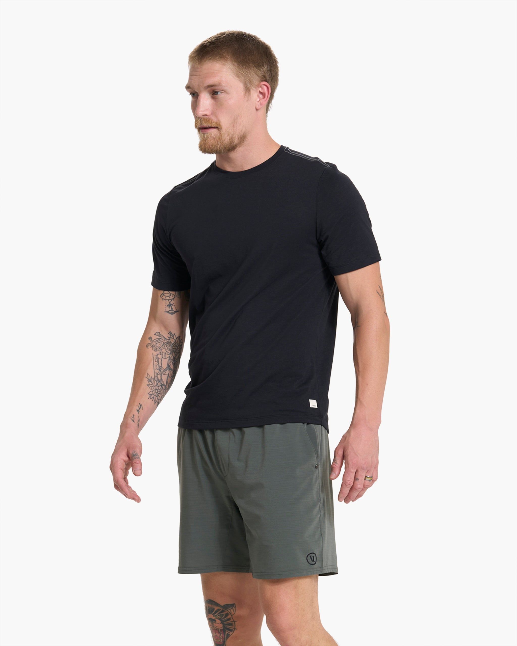 Current Tech Tee | Black sold by Vuori product image thumbnail 3